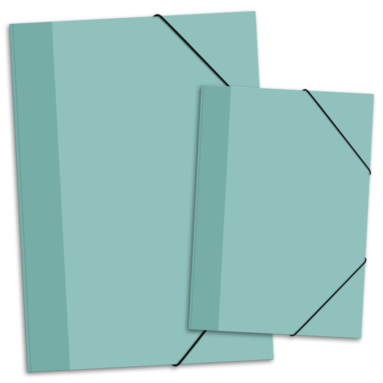 ITENGA Gummizugmappe Zeichenmappe Karton A4 und A3 PASTE...