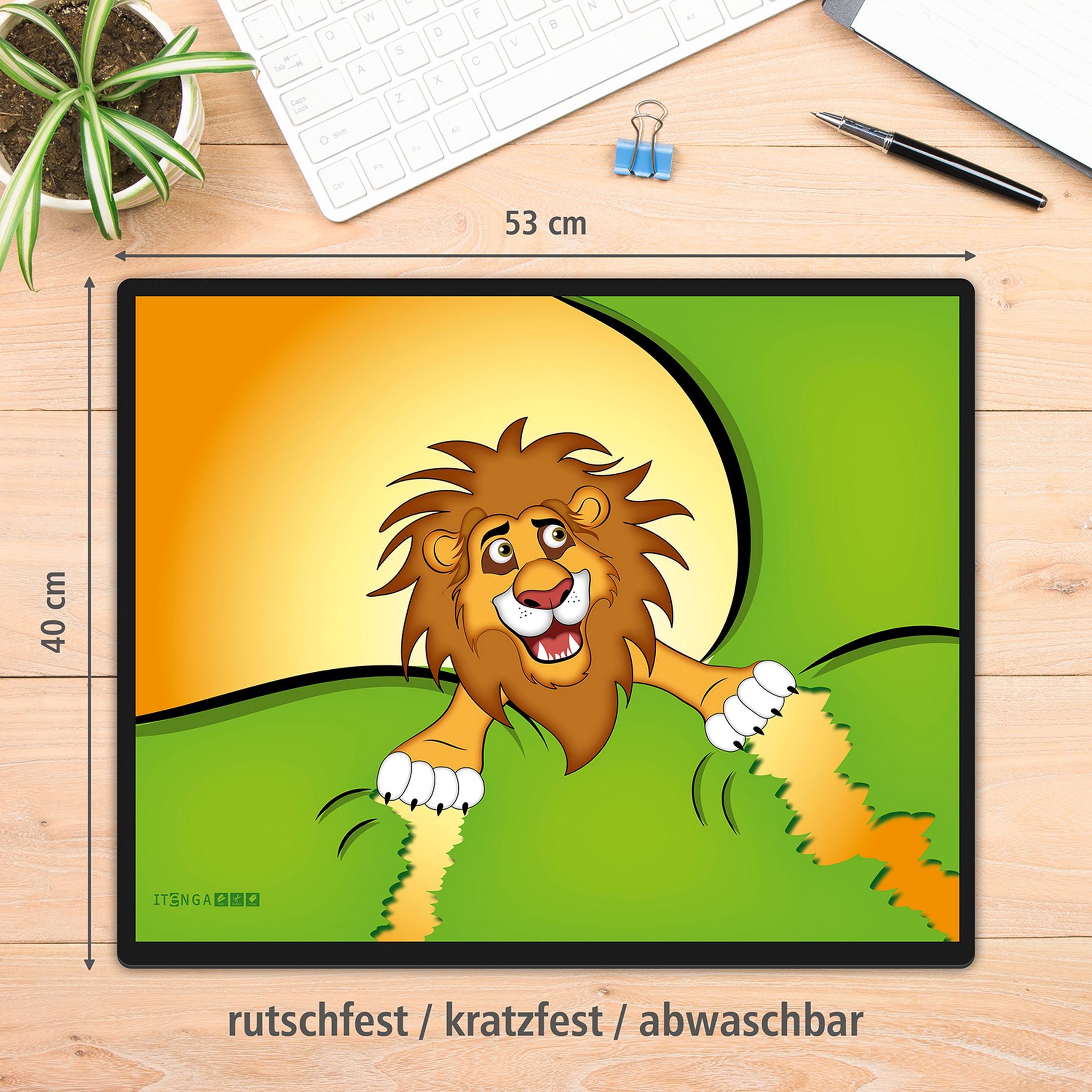 itenga Schreibunterlage V1 - Serie Funny animals - L�WE