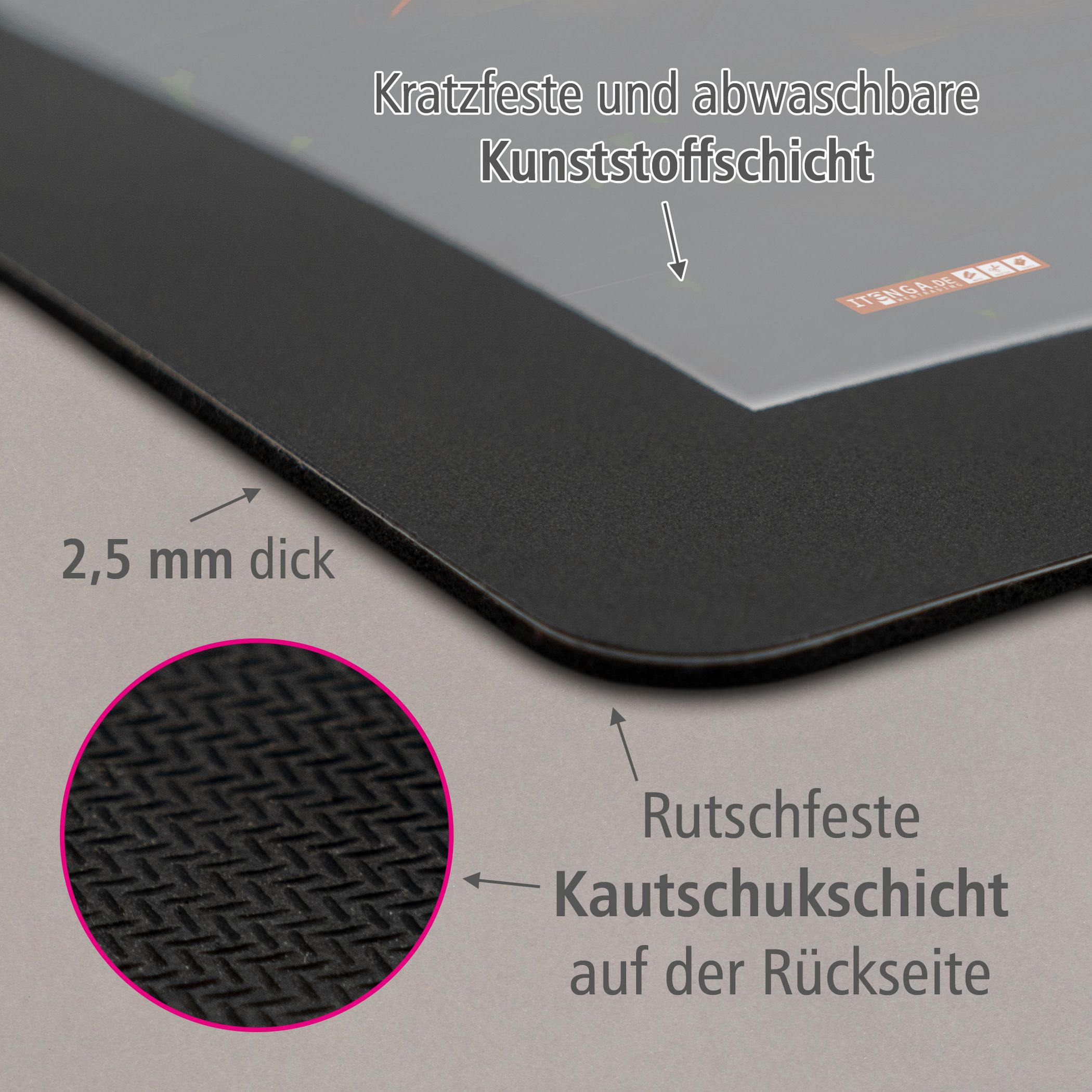 itenga Schreibunterlage V1 - Serie Sportmotive - TENNIS
