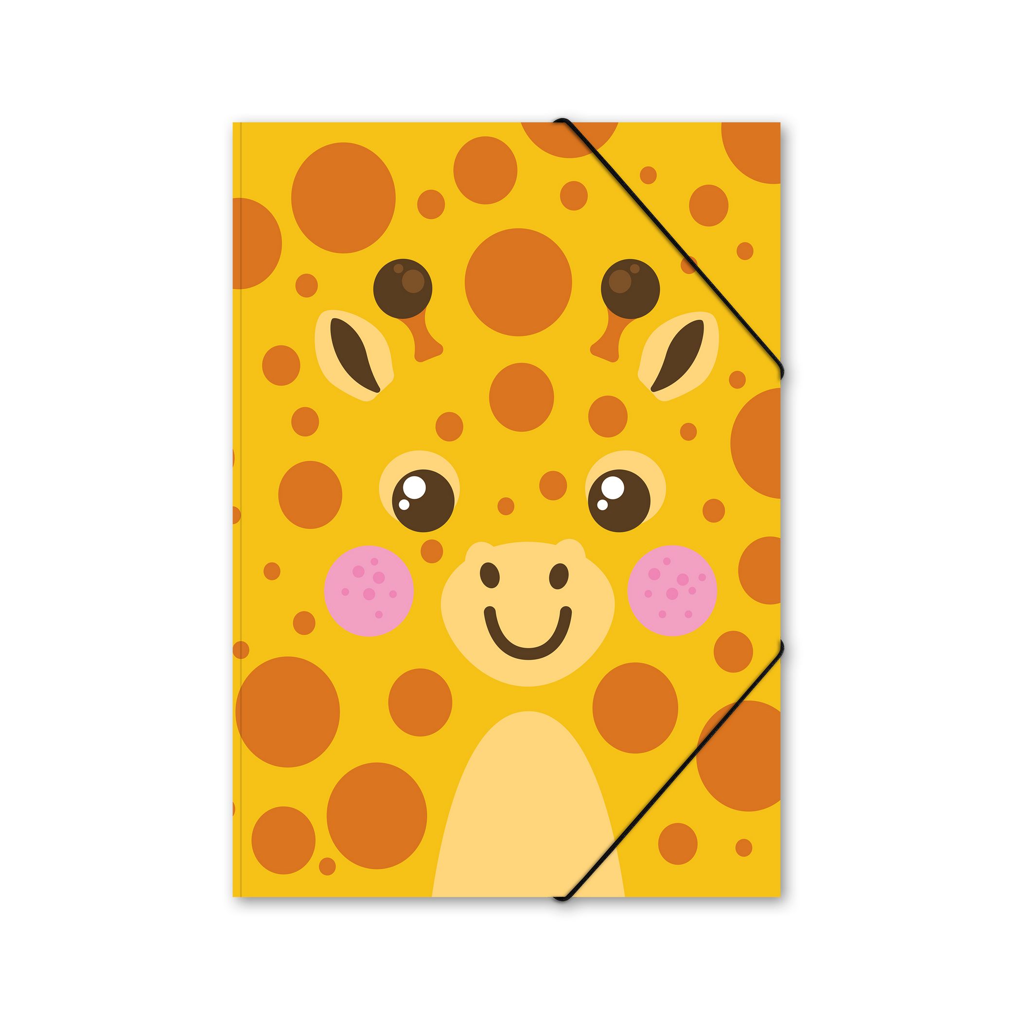 ITENGA Sammelmappe A4 PP Motiv Kawaii GIRAFFE aus langle...