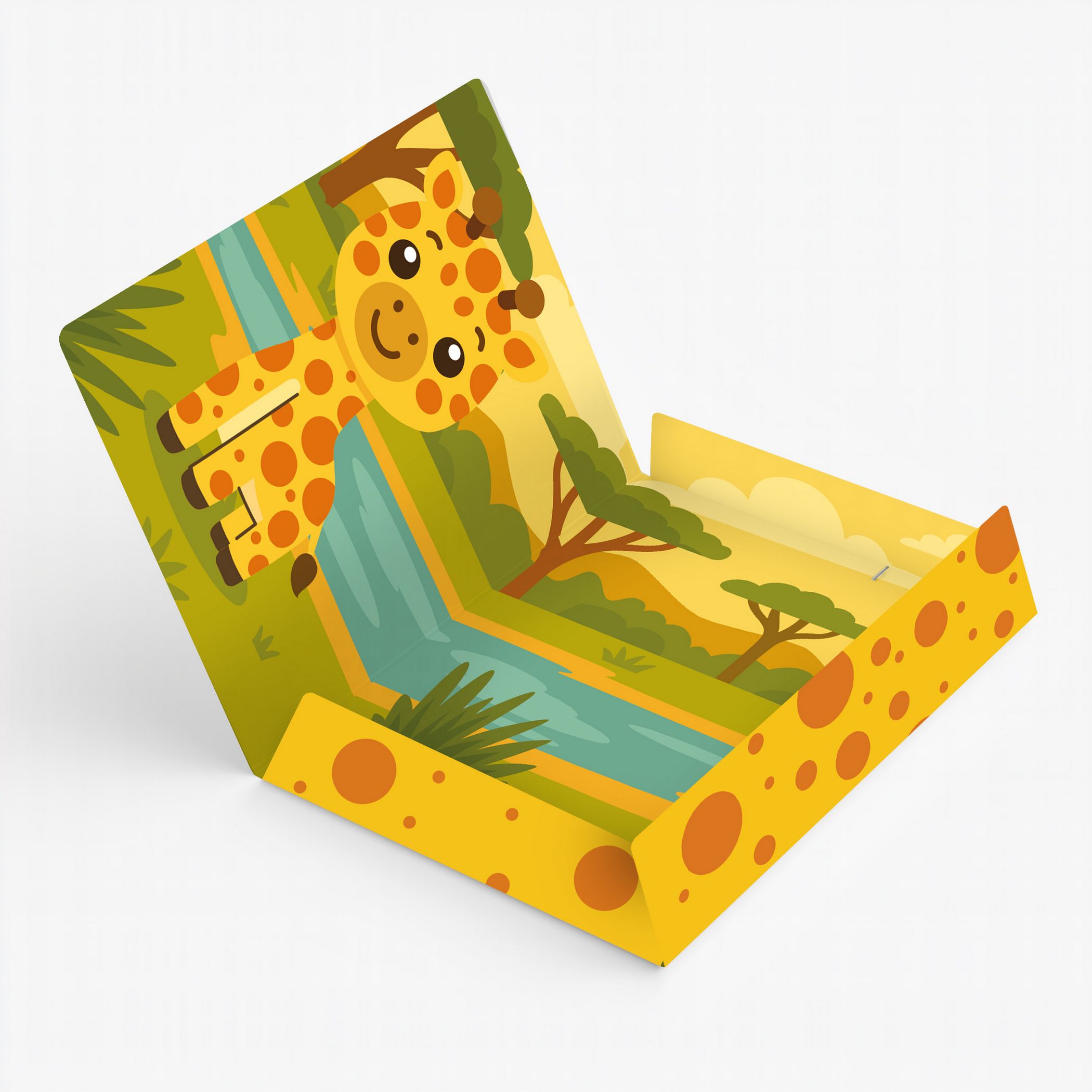 ITENGA Sammelmappe A4 PP Motiv Kawaii GIRAFFE aus langle...