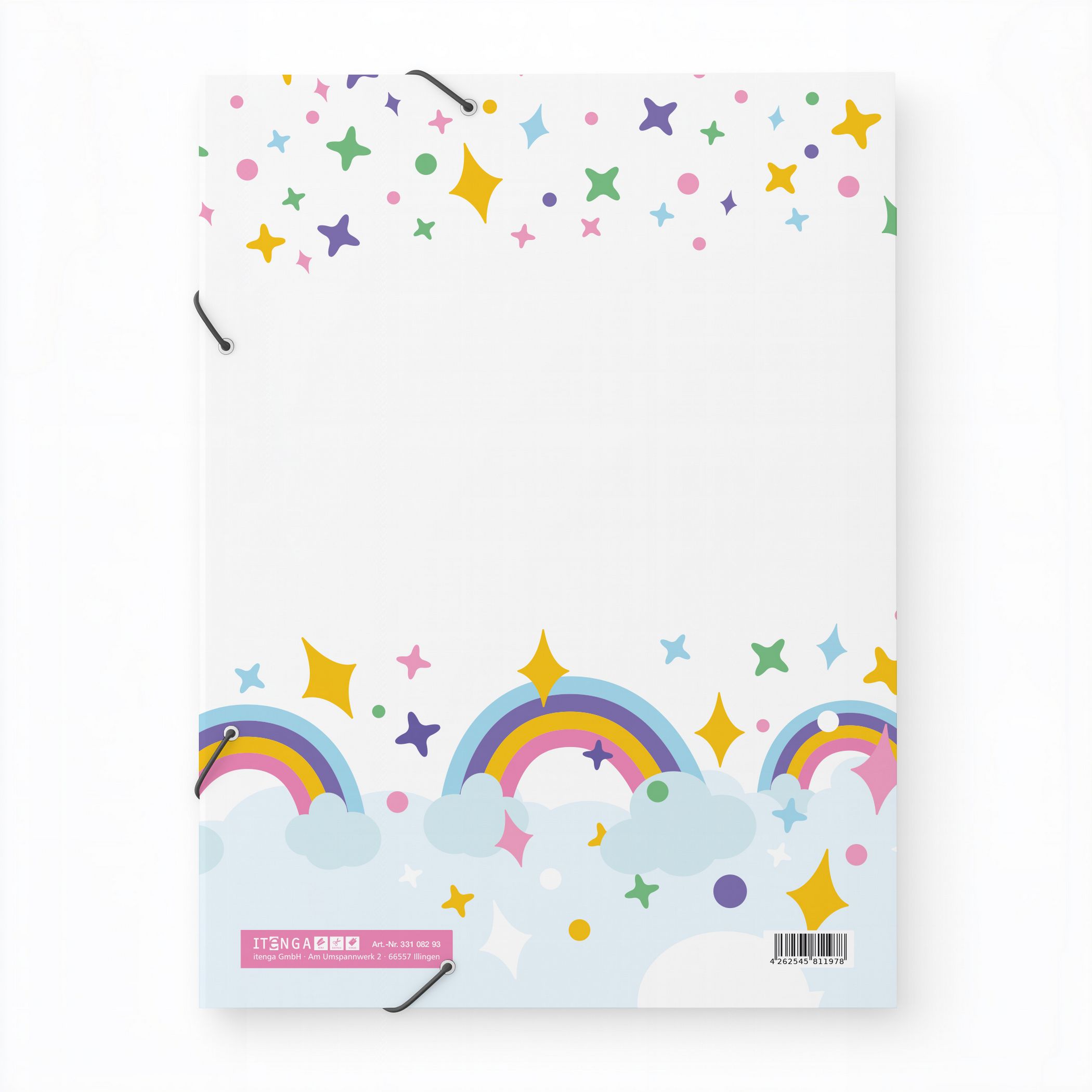 ITENGA Sammelmappe A4 PP Motiv Kawaii EINHORN aus langle...
