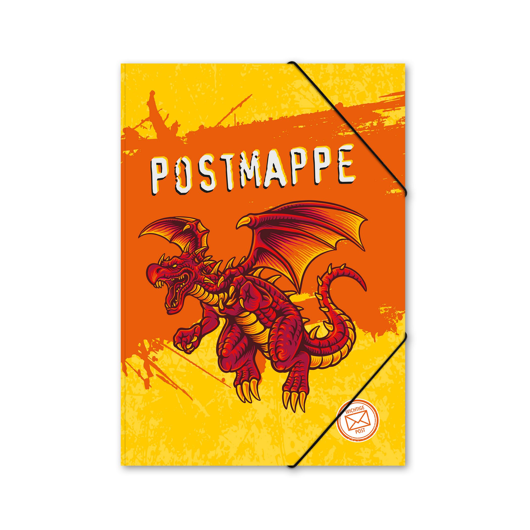 itenga Postmappe A4 PP Motiv DRACHE aus langlebigem Kuns...