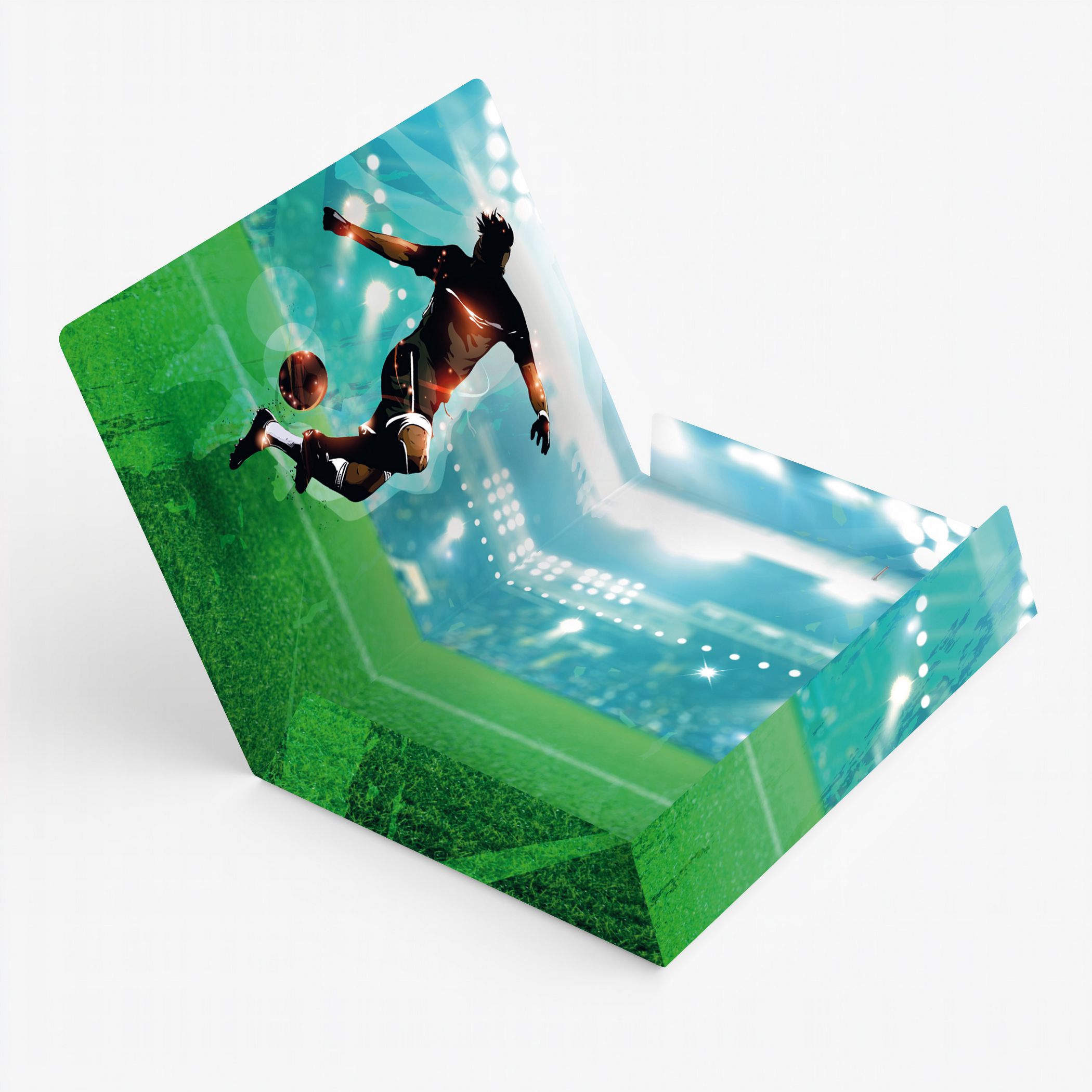 ITENGA Gummizugmappe Sammelmappe A4 PP Motiv FUSSBALL