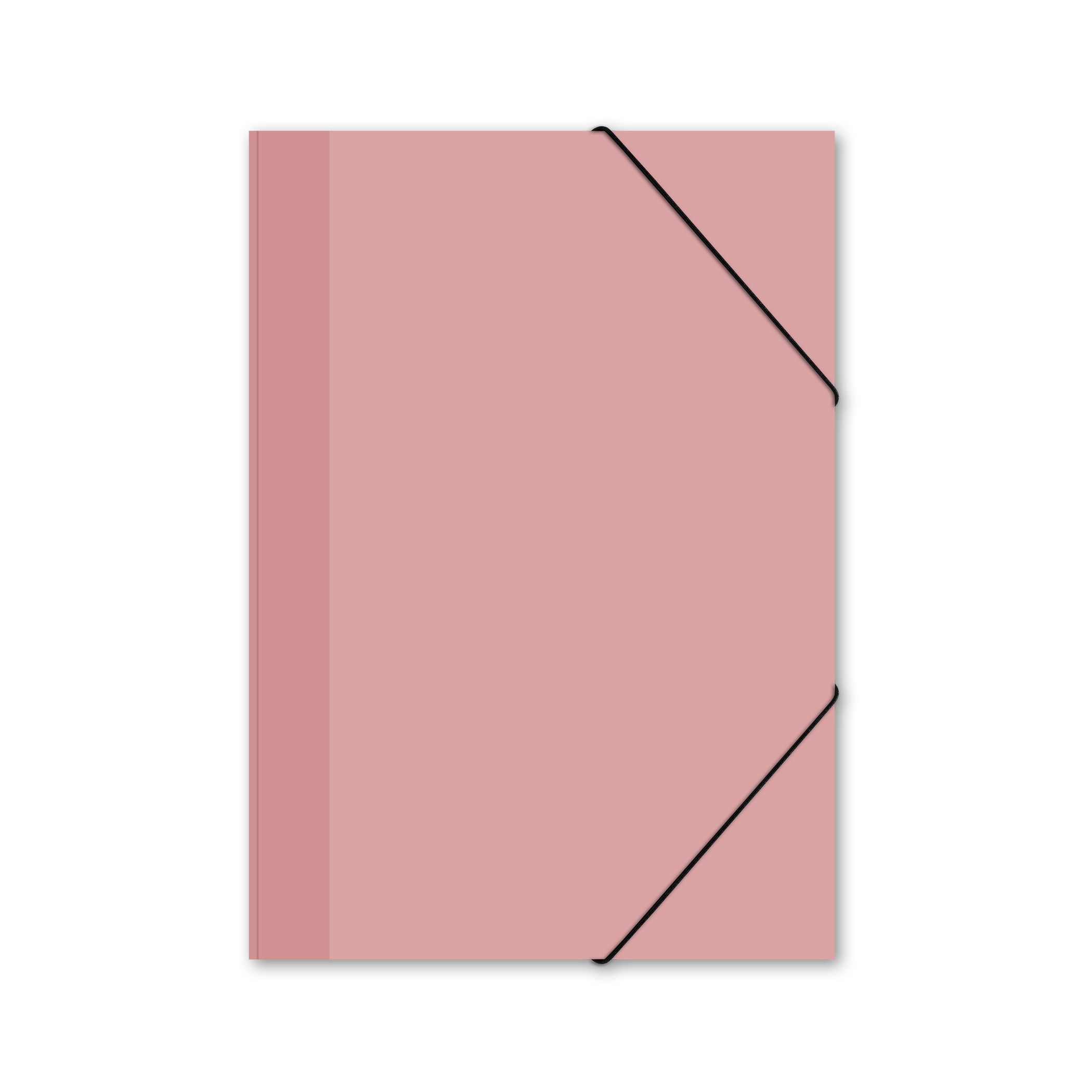 ITENGA Gummizugmappe Sammelmappe A4 PP Motiv PASTELL ROSA