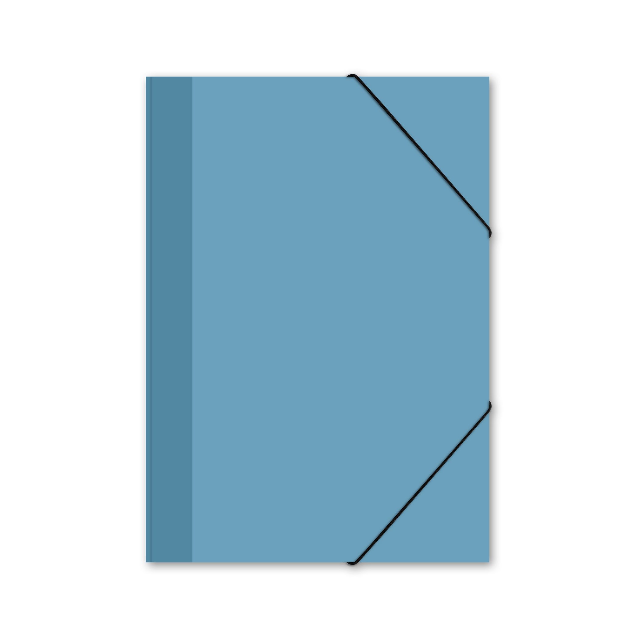 ITENGA Gummizugmappe Sammelmappe A4 PP Motiv NORDIC BLAU