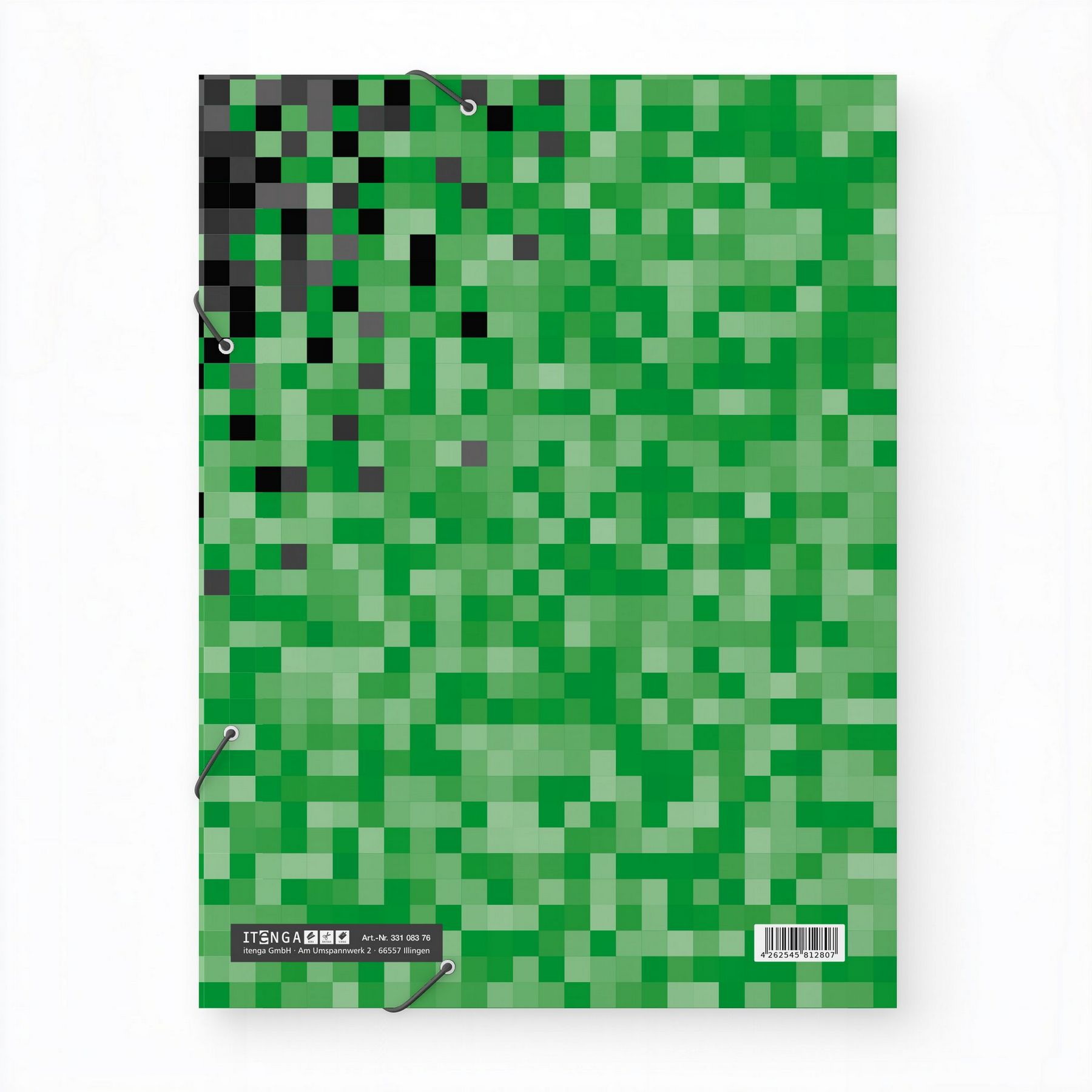 ITENGA Gummizugmappe Sammelmappe A4 PP Motiv PIXEL