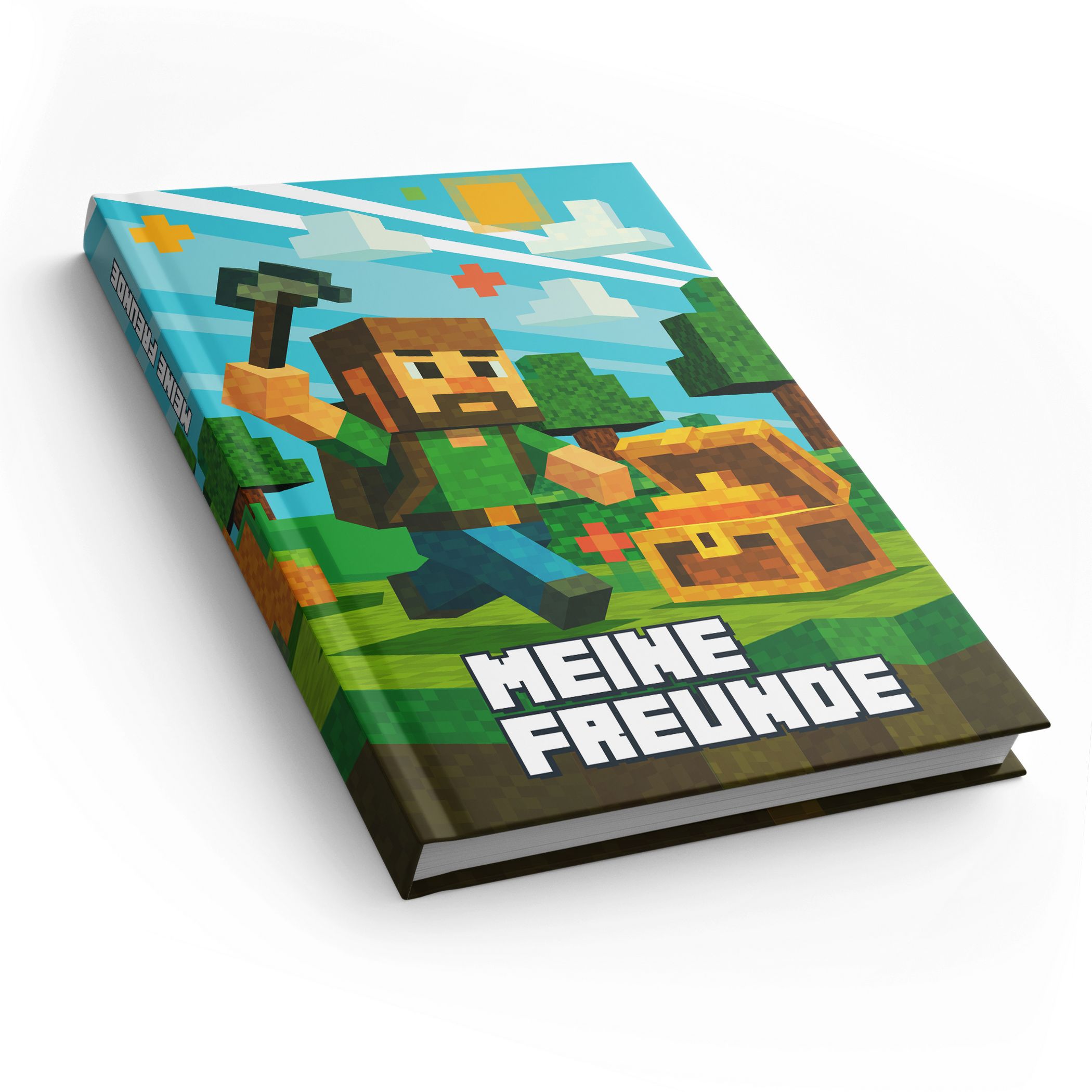 itenga Freundebuch DIN A5 88 Seiten Motiv BLOCKGAME