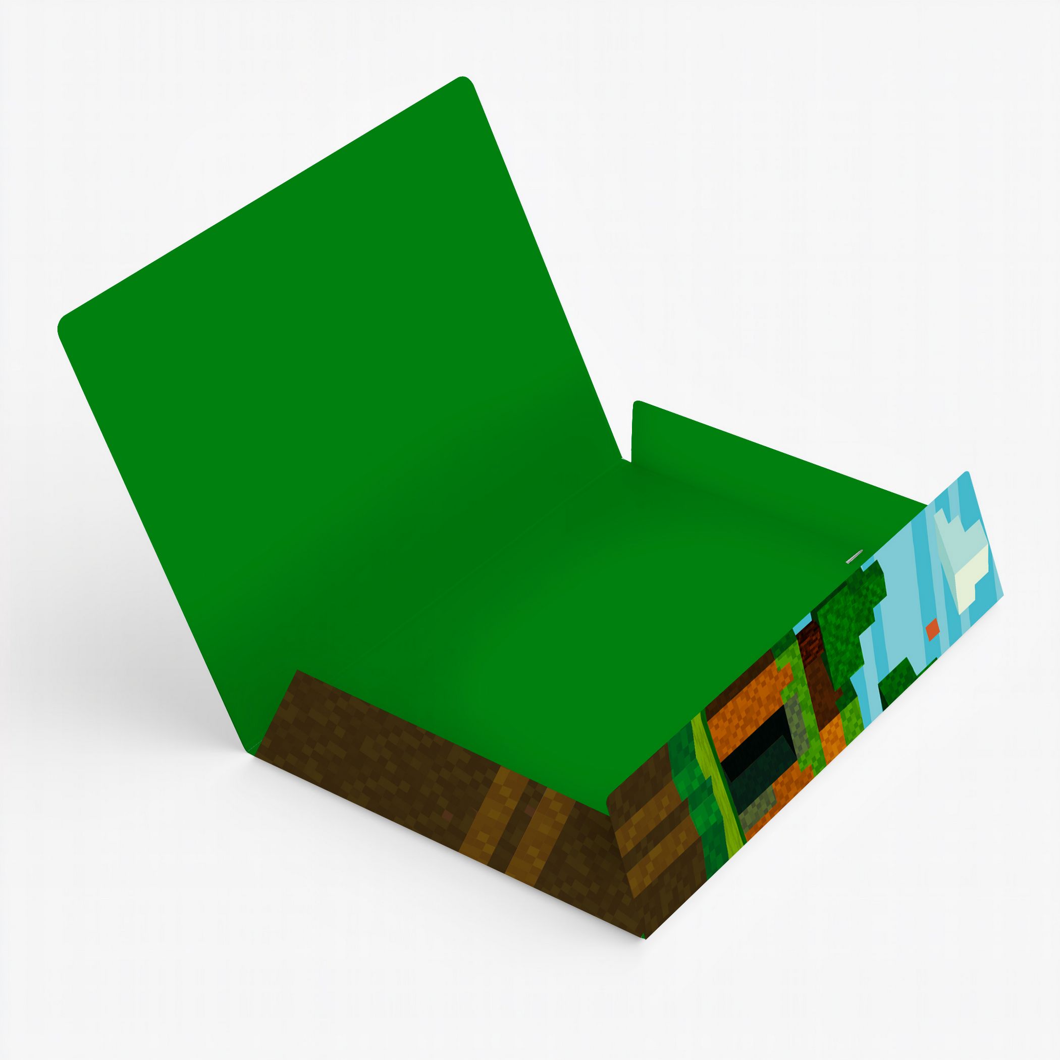ITENGA Gummizugmappe Zeichenmappe A2 Karton Motiv BLOCKGAME