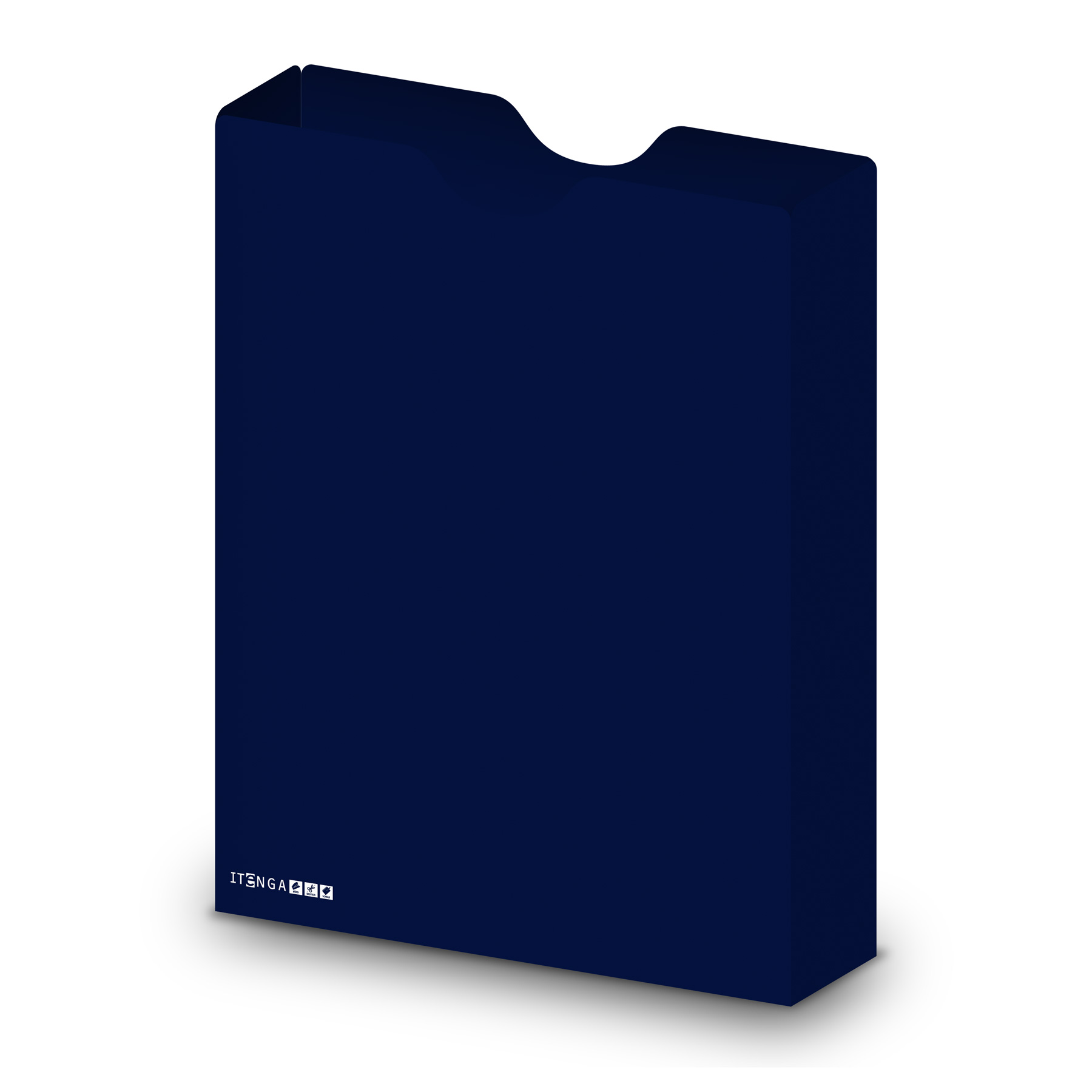 itenga Heftbox DIN A4 Hochformat aus PP Kunststoff DUNKE...