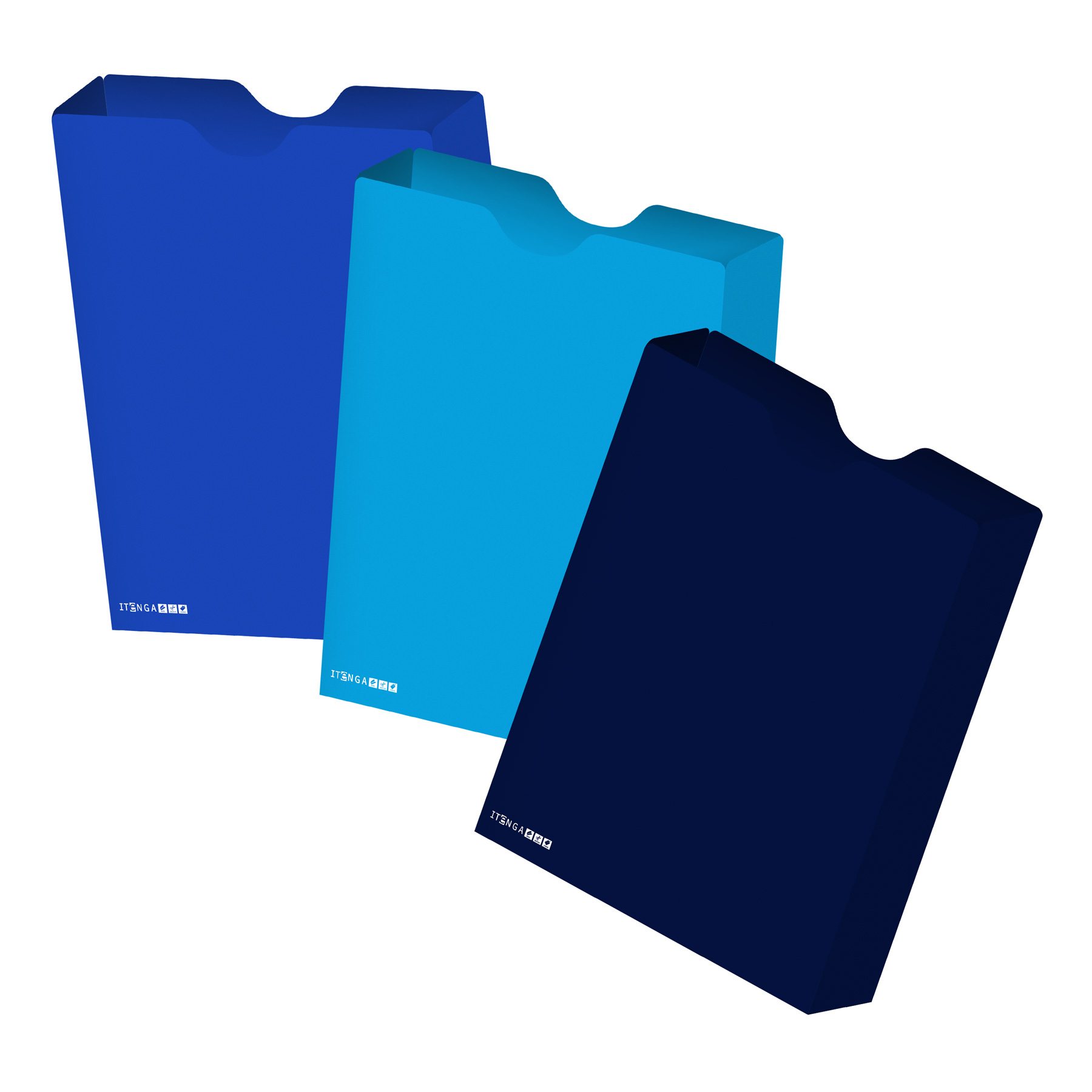 itenga Heftbox DIN A4 Hochformat aus PP Dunkelblau Blau ...