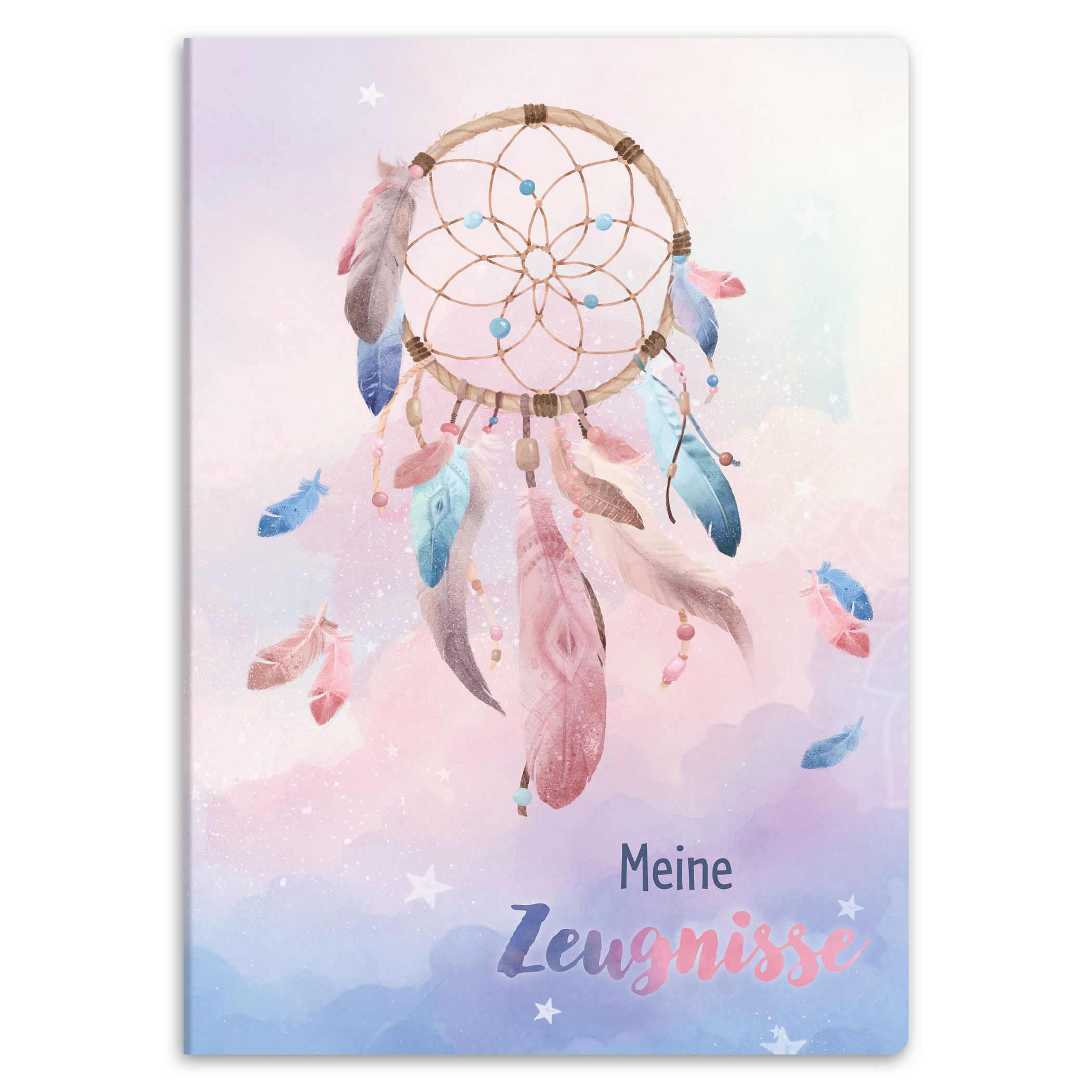 itenga Zeugnismappe A4 Kunststoff Sichtbuch Motiv TRAUMF...