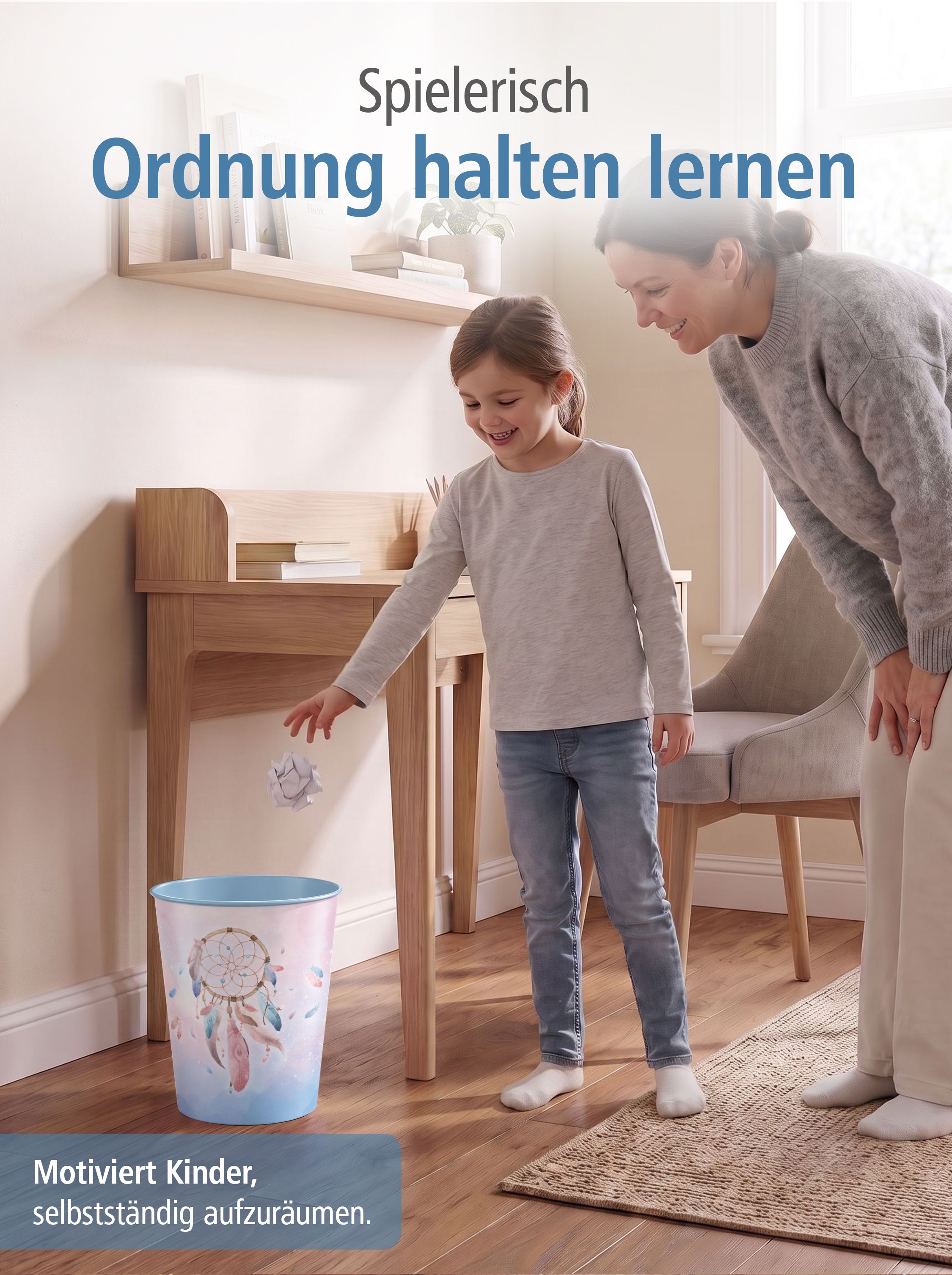 itenga Papierkorb - Motiv TRAUMF�NGER - ca. 11 Liter