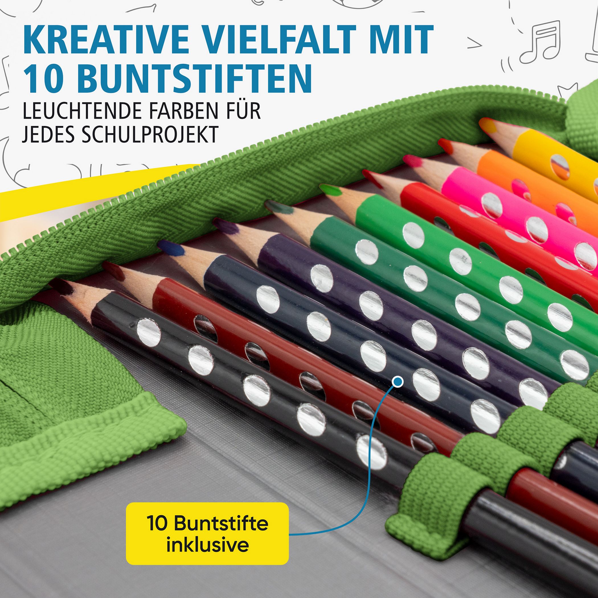 itenga Sch�ler-Etui M�ppchen Rennauto Nitron 28 teilig (...