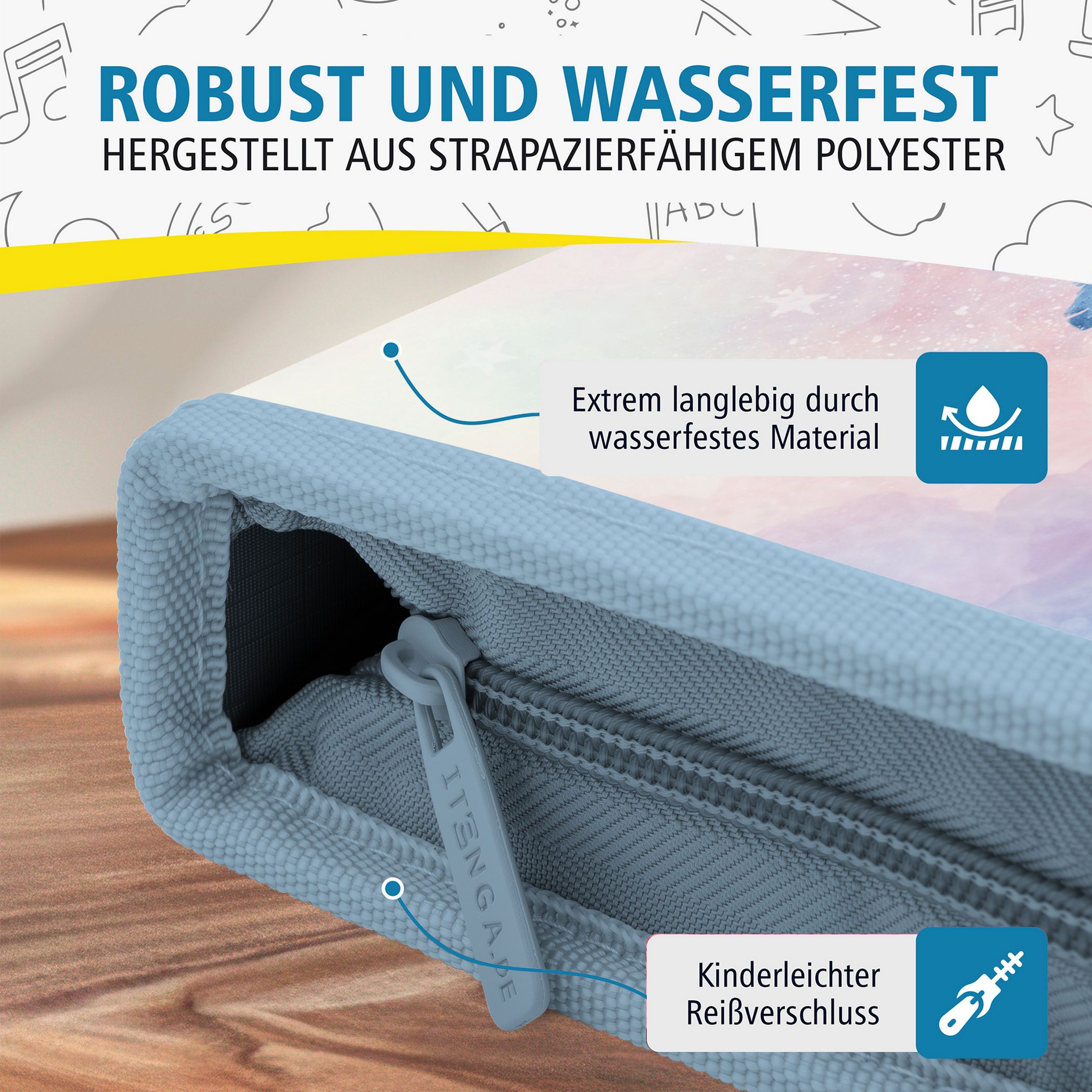 itenga Sch�ler-Etui M�ppchen Traumf�nger 28 teilig (gef�...