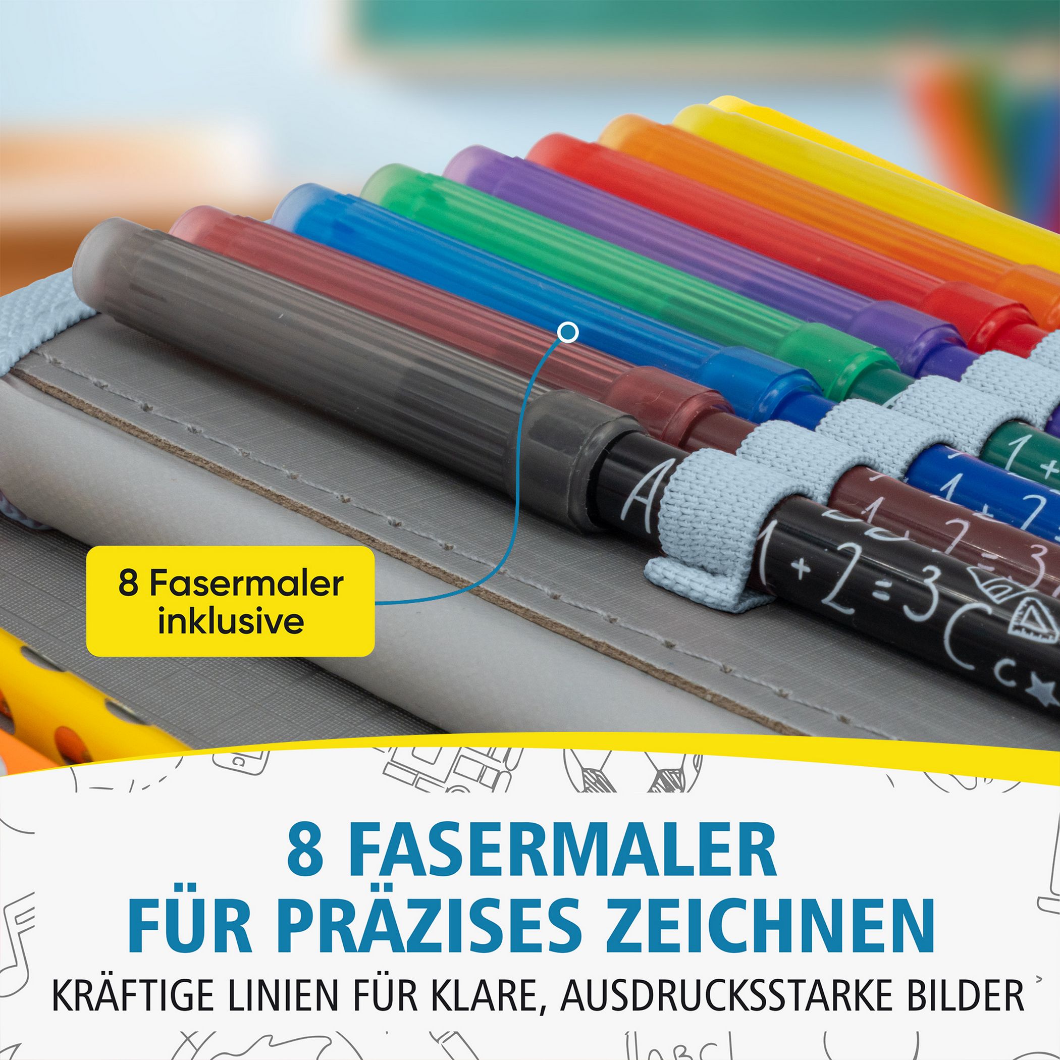 itenga Sch�ler-Etui M�ppchen Traumf�nger 28 teilig (gef�...
