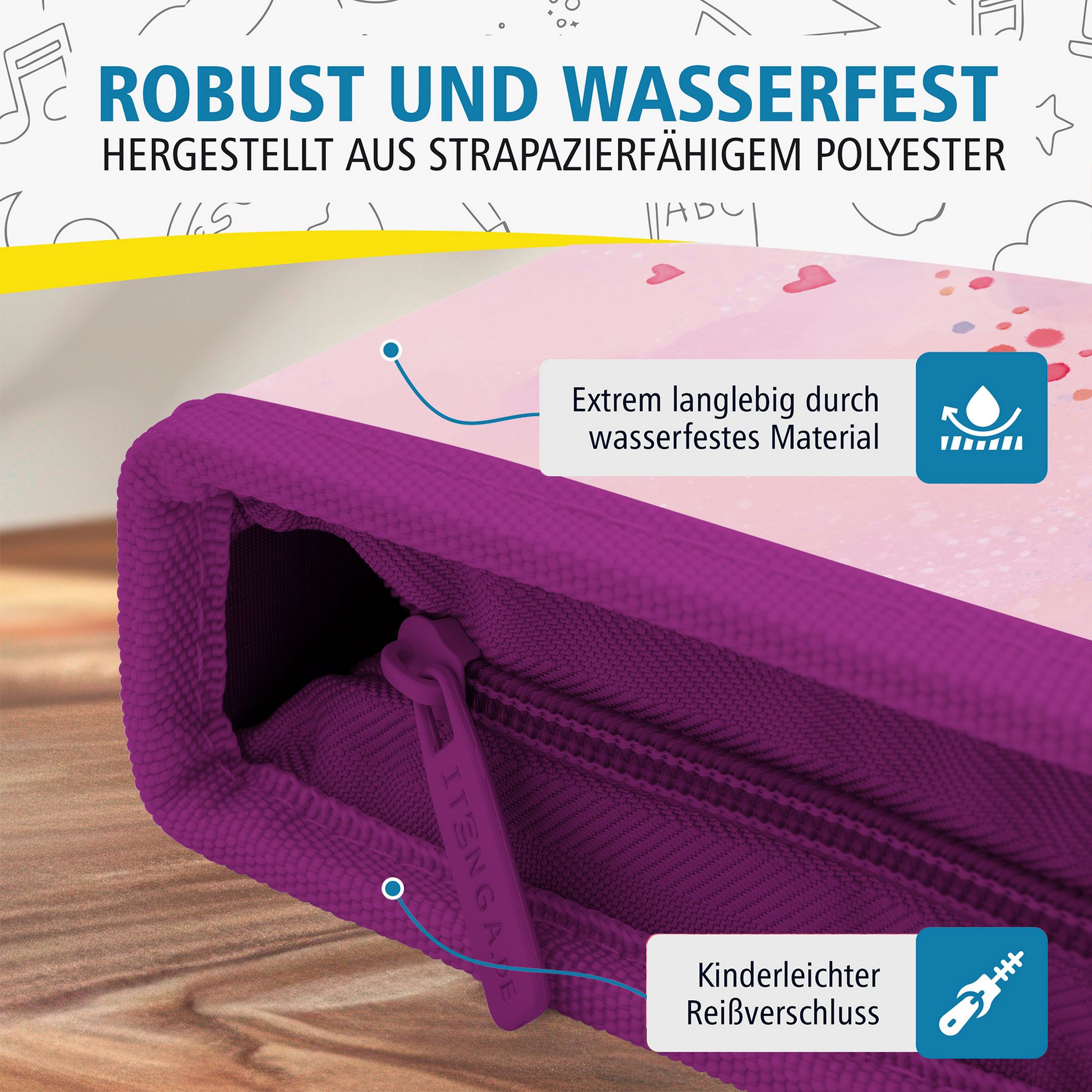 itenga Sch�ler-Etui M�ppchen Regenbogen Rainbow Dreams 2...