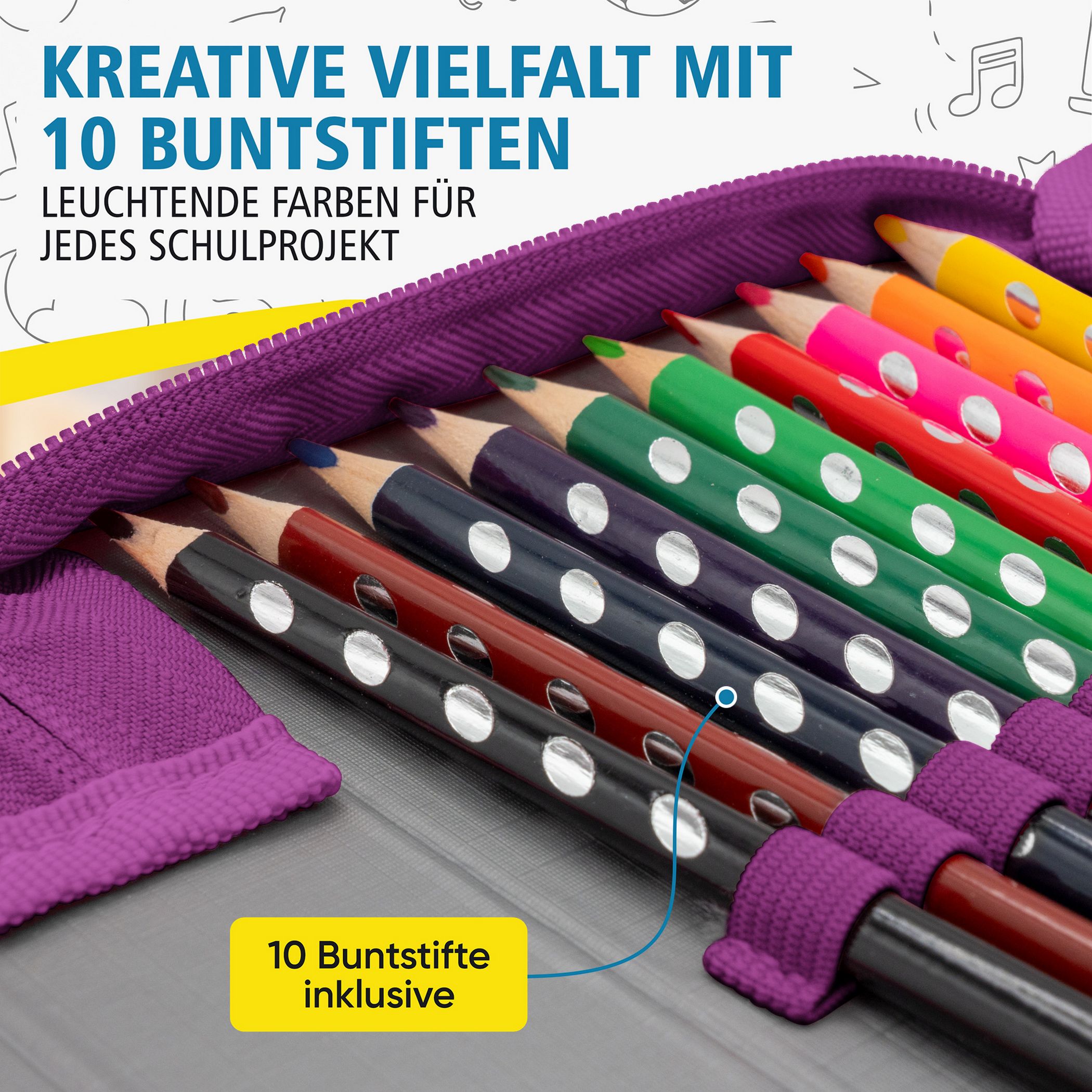 itenga Sch�ler-Etui M�ppchen Regenbogen Rainbow Dreams 2...