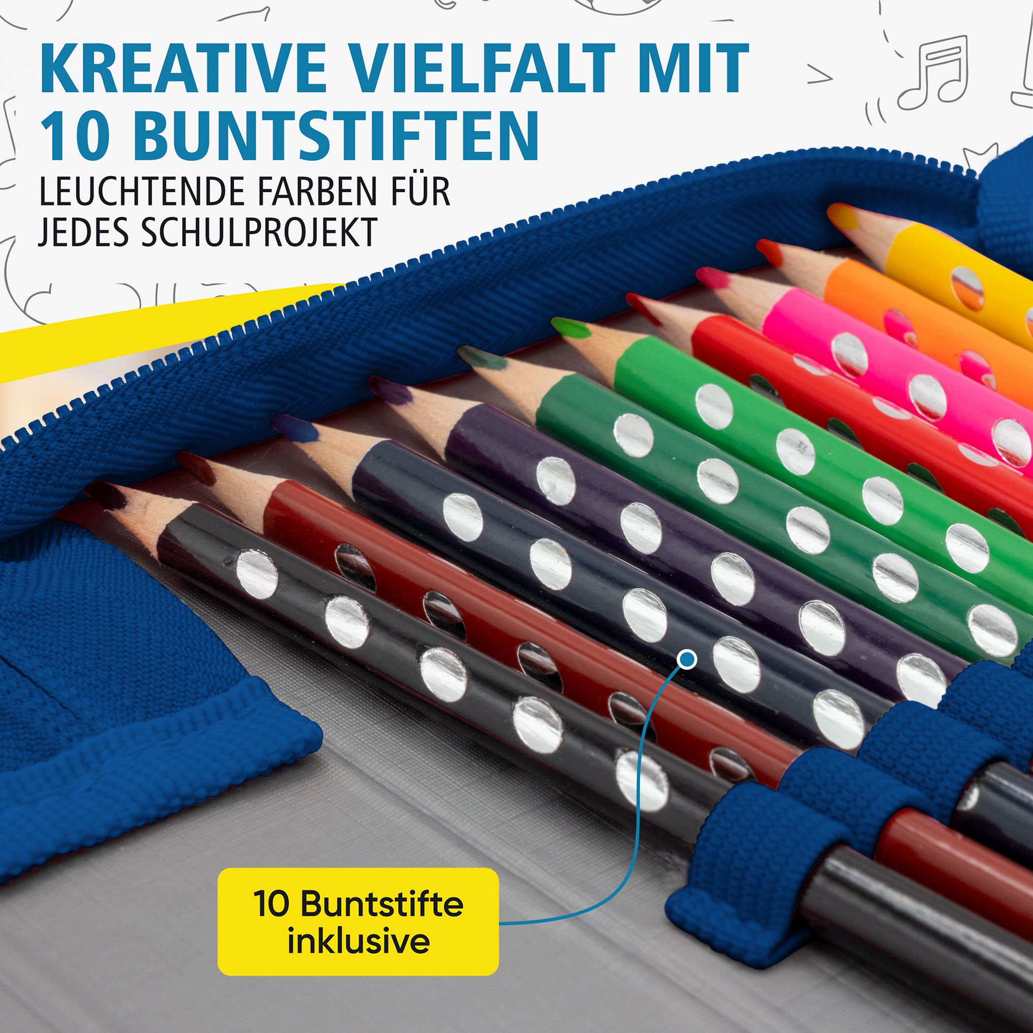 itenga Sch�ler-Etui M�ppchen Gaming 28 teilig (gef�llt) ...