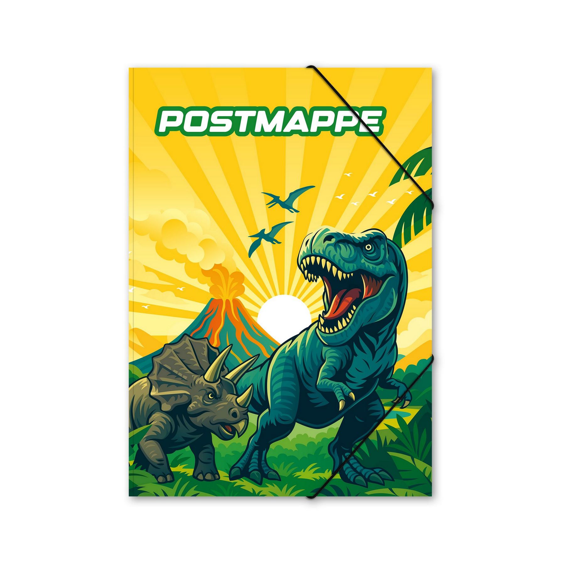 ITENGA Postmappe A4 PP Motiv Dinosaurier - DINO WORLD au...