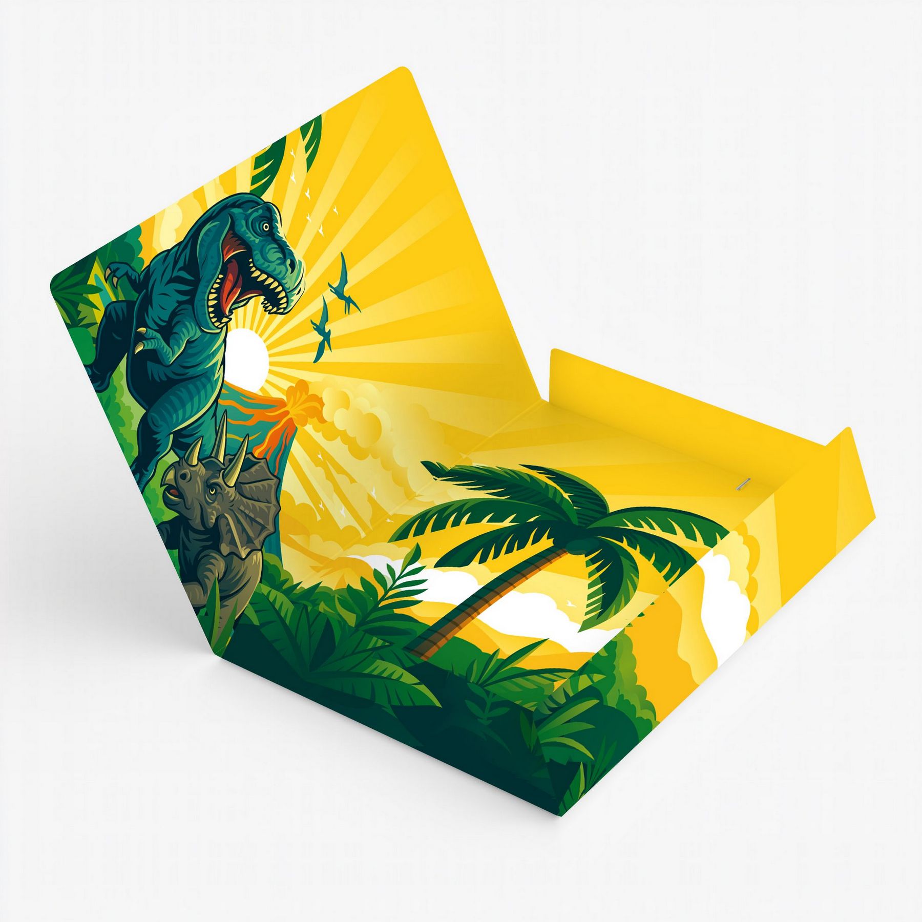 ITENGA Postmappe A4 PP Motiv Dinosaurier - DINO WORLD au...