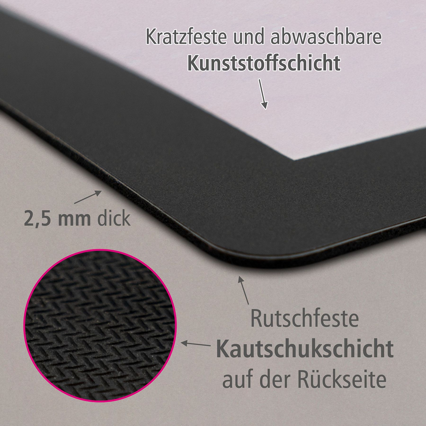itenga Schreibunterlage V1 Motiv Regenbogen - RAINBOW DR...
