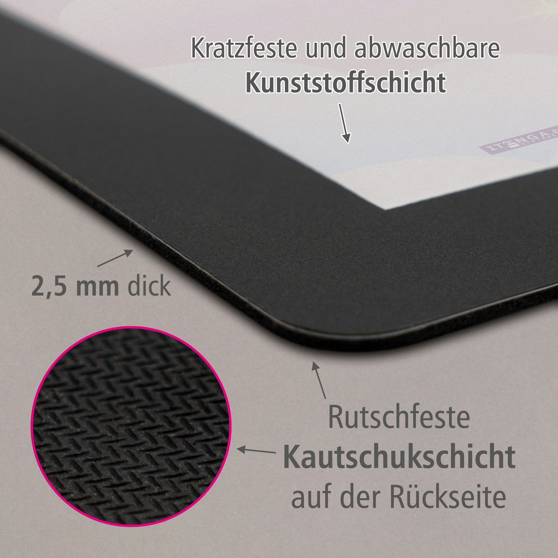 ITENGA Schreibunterlage V1 Motiv EINHORN ZAUBERWOLKE