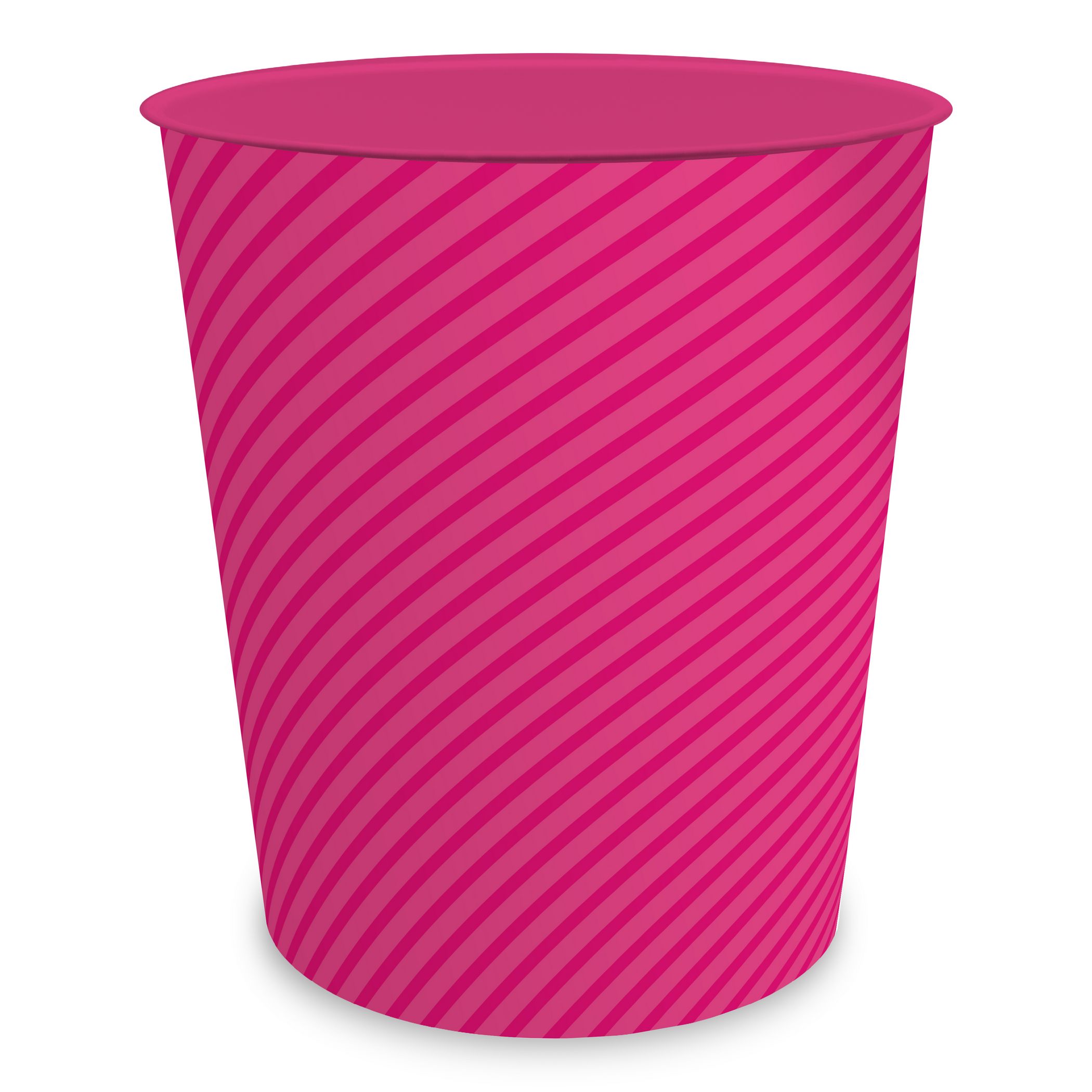 itenga Papierkorb ca. 11 Liter - STRIPE - magenta