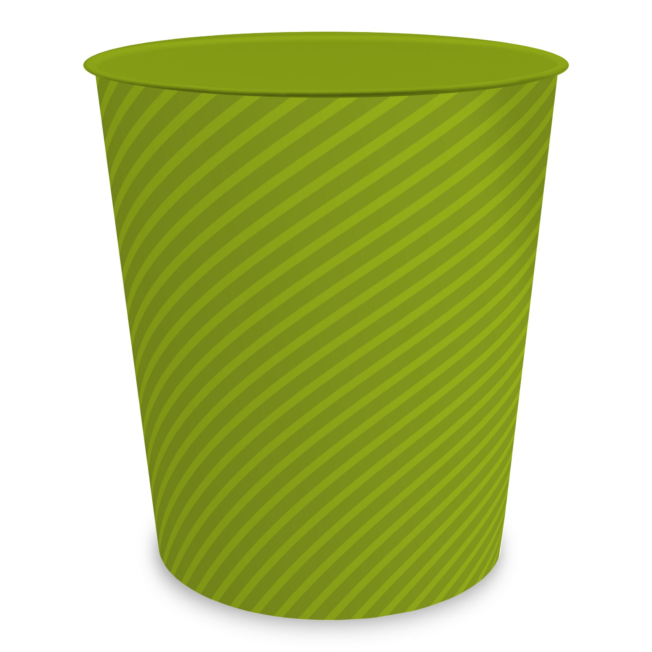 itenga Papierkorb ca. 11 Liter - STRIPE - gr�n