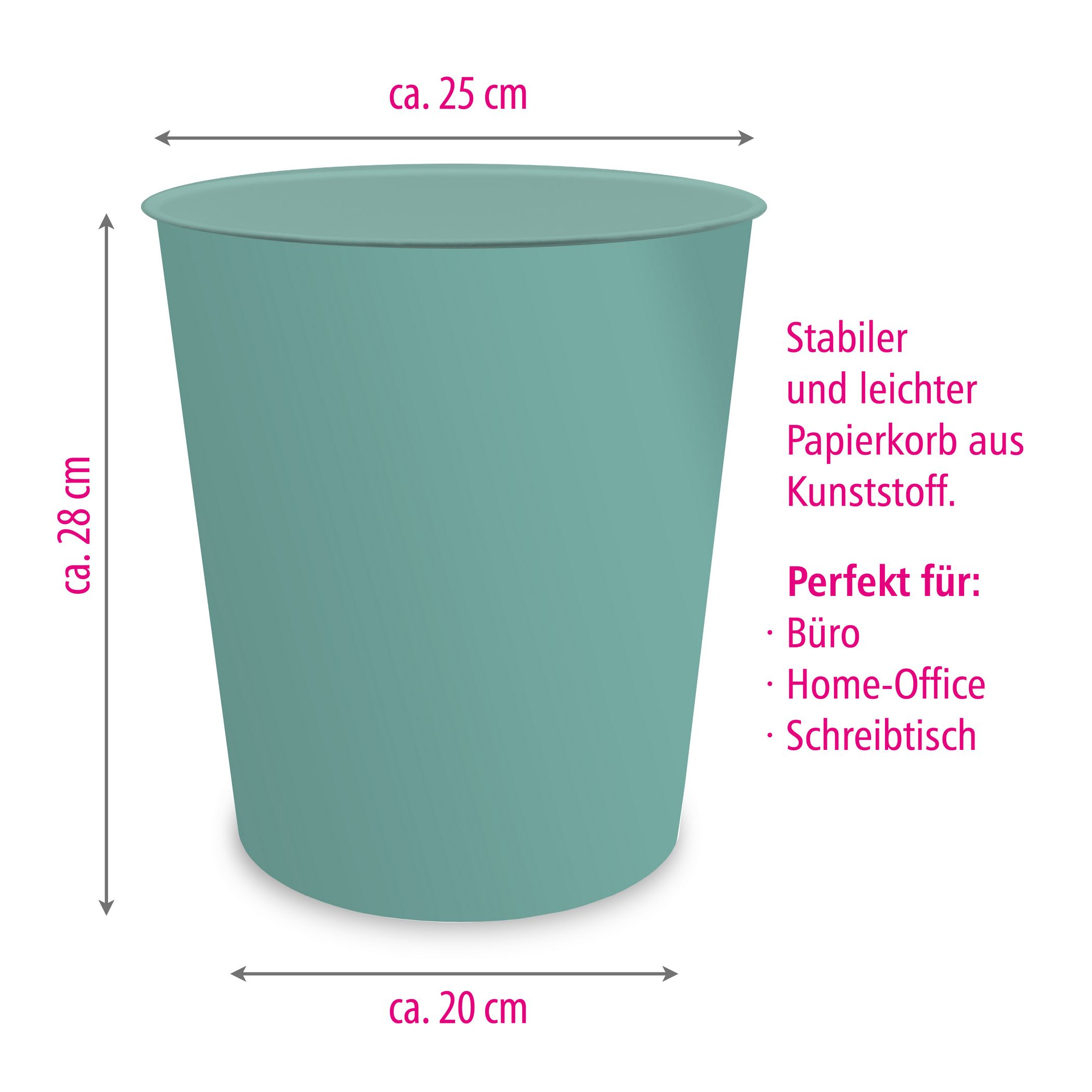 ITENGA Papierkorb Schreibtischunterlage Mauspad Set - ca...