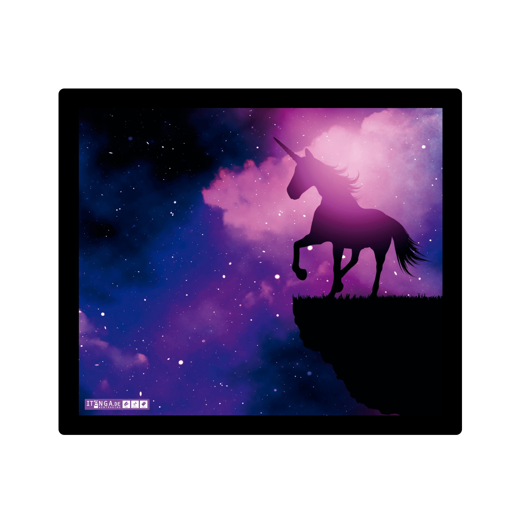 ITENGA Mauspad MAGISCHES EINHORN 21 x 18 cm Kunststoff r...