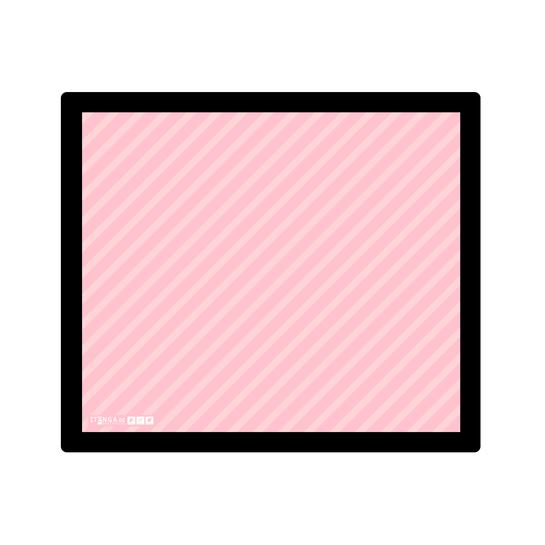 ITENGA Mauspad STRIPE - pastell rosa 21 x 18 cm Kunststo...