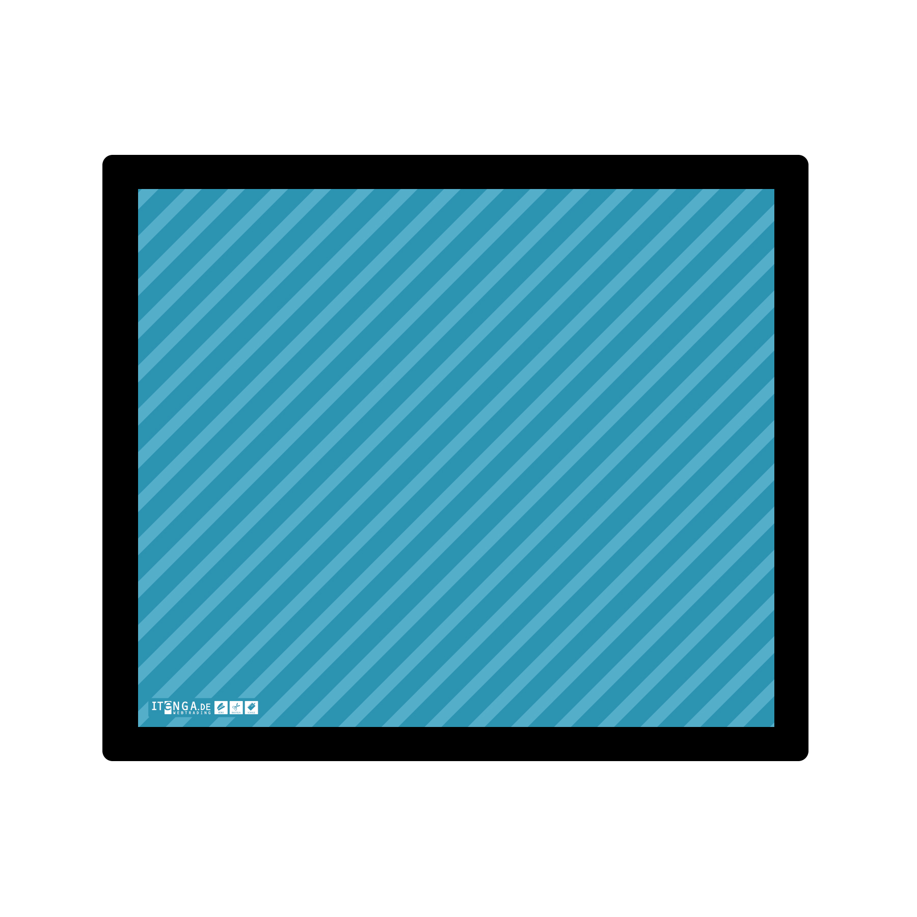 ITENGA Mauspad STRIPE - pastell blau nordic blue 21 x 18...