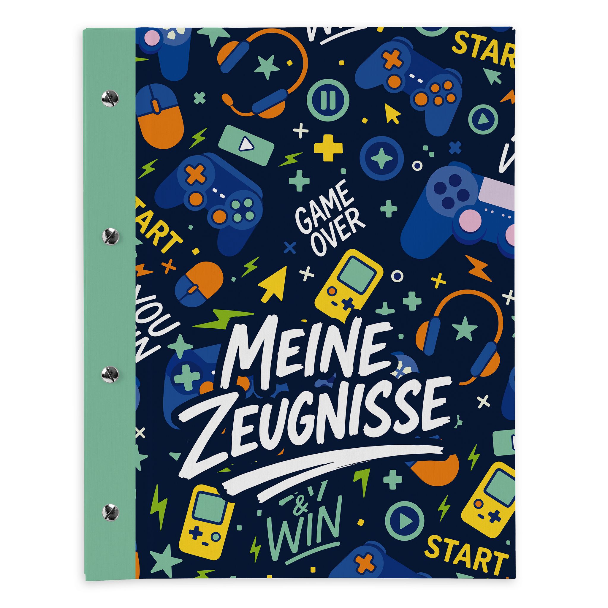 itenga Zeugnismappe A4 mit Schraubverschluss Motiv Play ...