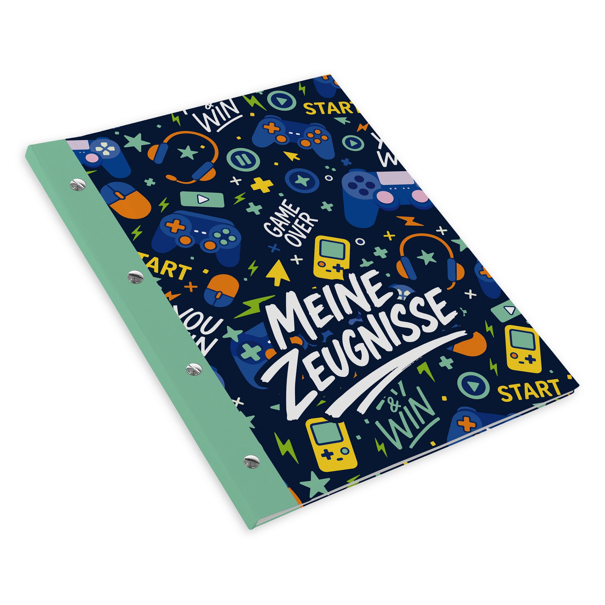 itenga Zeugnismappe A4 mit Schraubverschluss Motiv Play ...