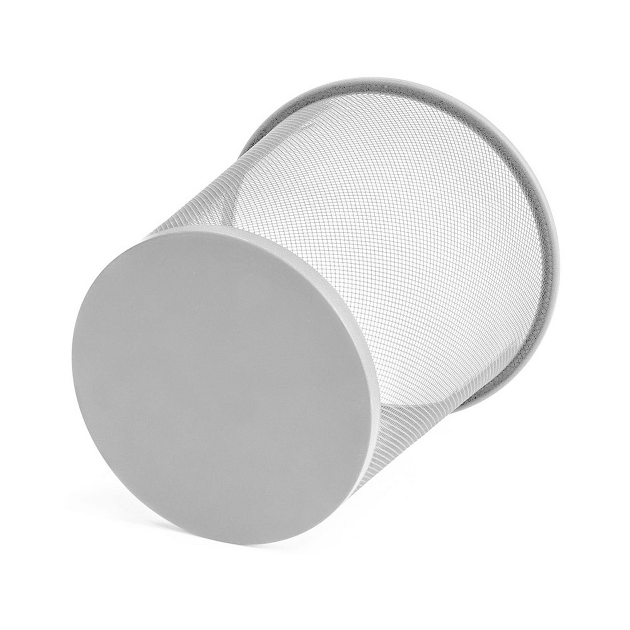Q-CONNECT KF00849 Papierkorb Metall Rund 19L silber