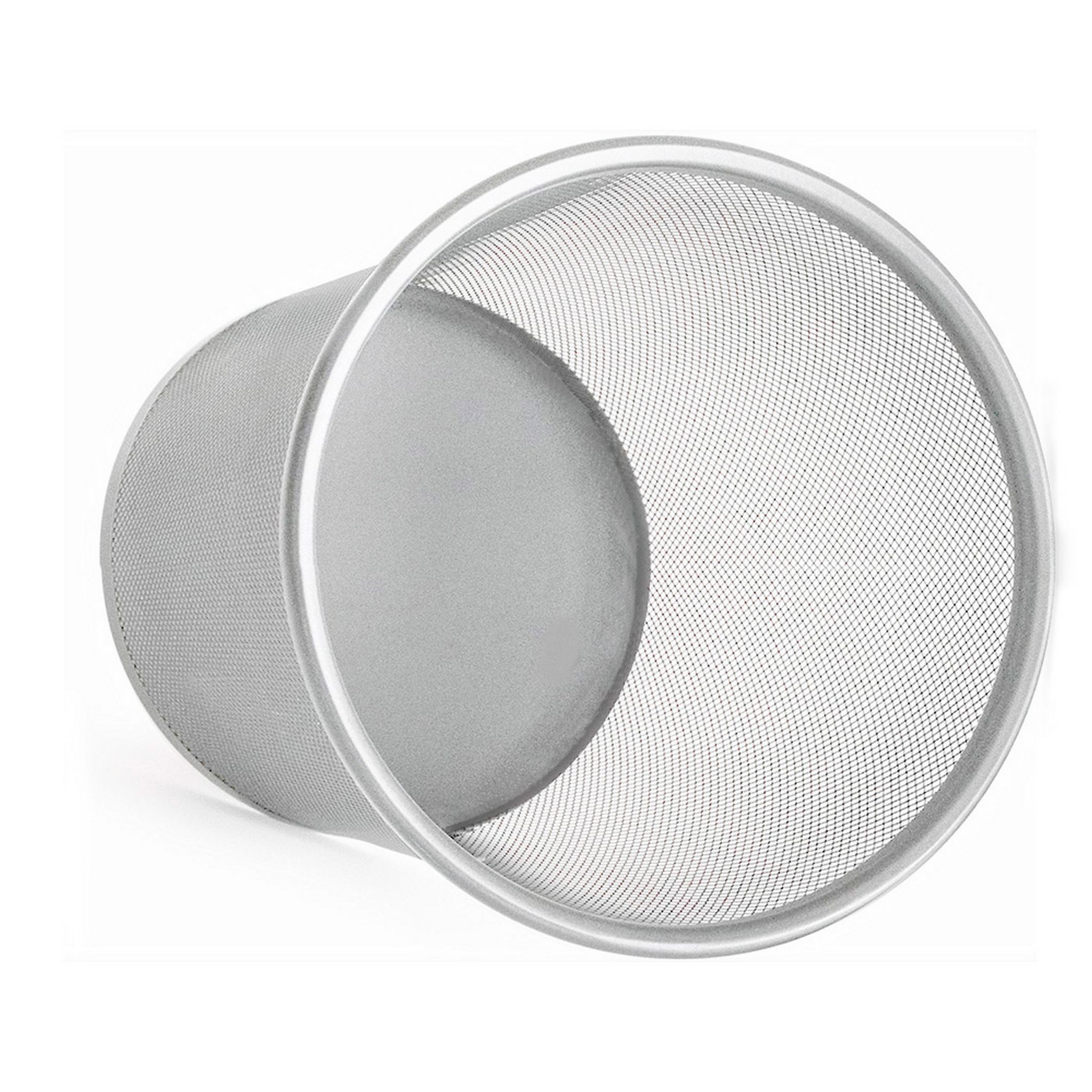 Q-CONNECT KF00849 Papierkorb Metall Rund 19L silber