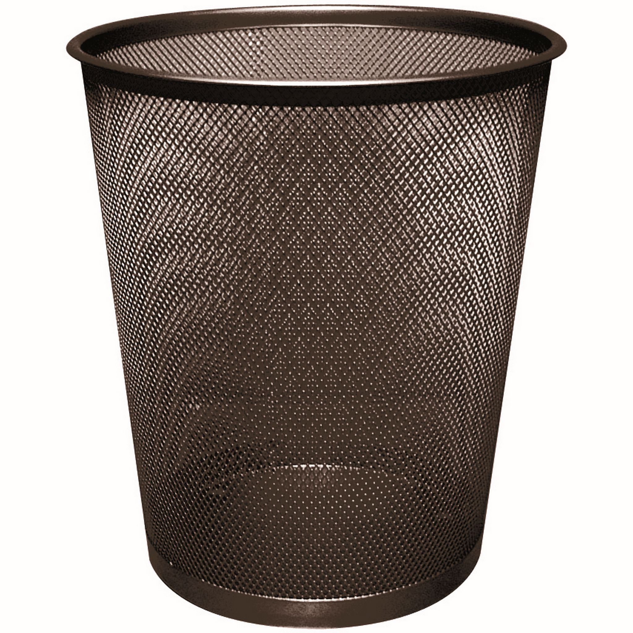 Q-CONNECT KF00871 Papierkorb Metall Rund 19L schwarz