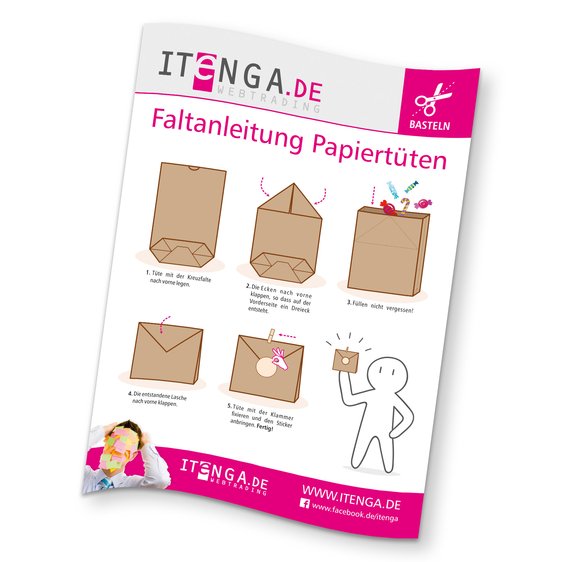 Adventskalender Set 13 Geschenkt�ten + Klammern + Sticker