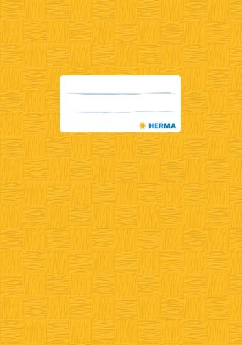 HERMA Heftschoner, DIN A4, aus PP, gelb gedeckt