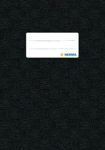 HERMA Heftschoner, DIN A4, aus PP, schwarz gedeckt