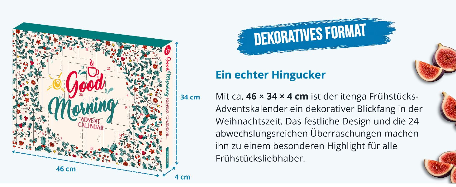 itenga Fr�hst�ck Adventskalender GOOD MORNING - Guten Mo...