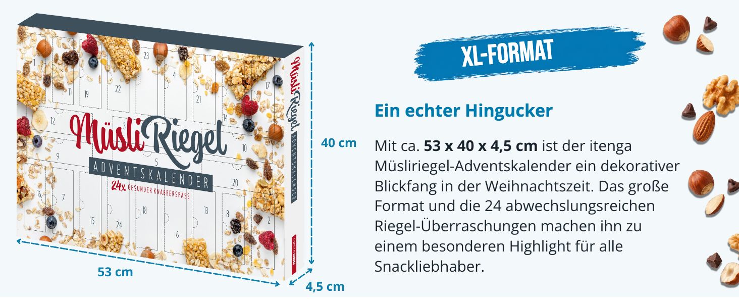 itenga M�sli-Riegel Adventskalender