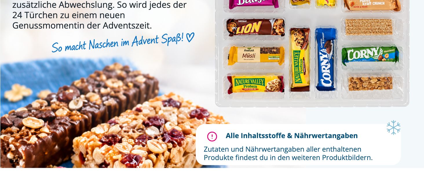 itenga M�sli-Riegel Adventskalender
