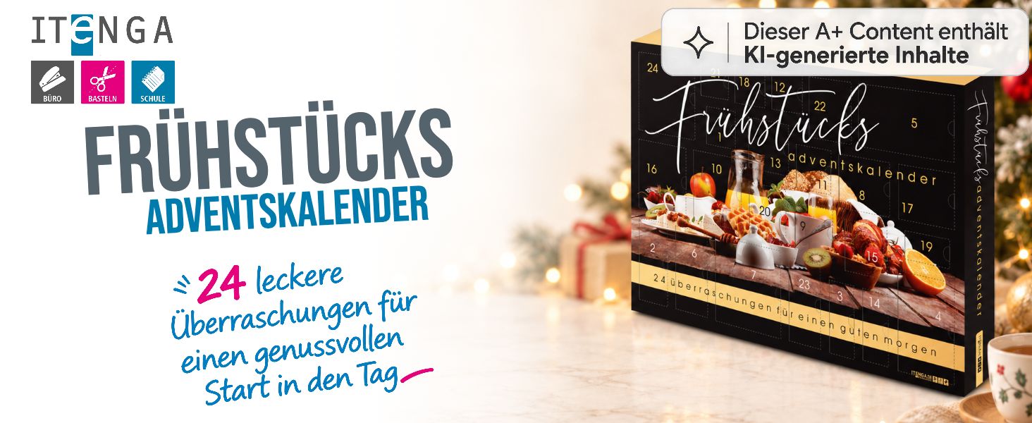 itenga Fr�hst�ck Adventskalender Motiv Fr�hst�ck Guten M...