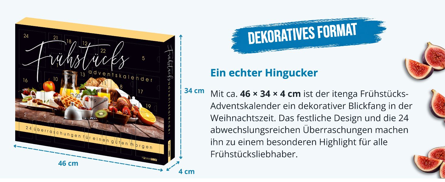 itenga Fr�hst�ck Adventskalender Motiv Fr�hst�ck Guten M...