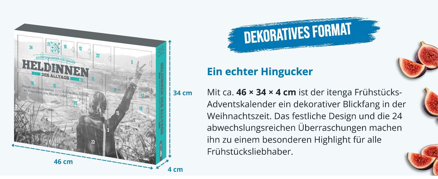 itenga Fr�hst�ck Adventskalender Motiv HELDINNEN DES ALL...