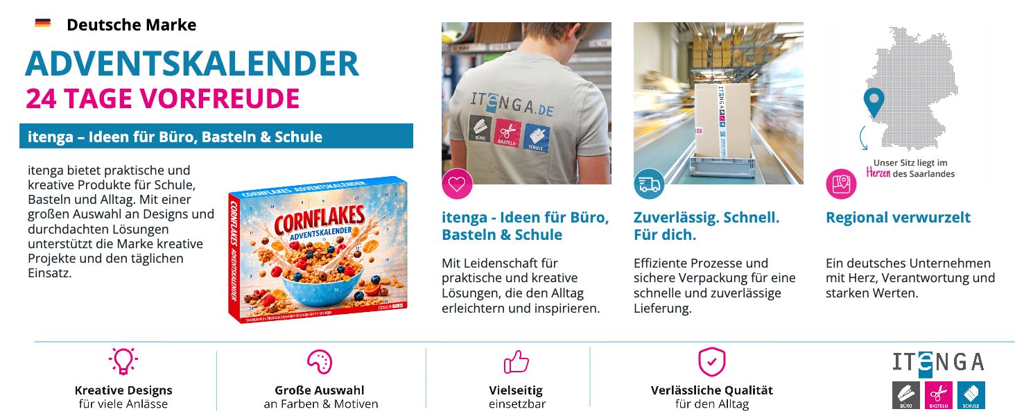 itenga Fr�hst�ck Adventskalender Motiv LIEBLINGSMENSCH