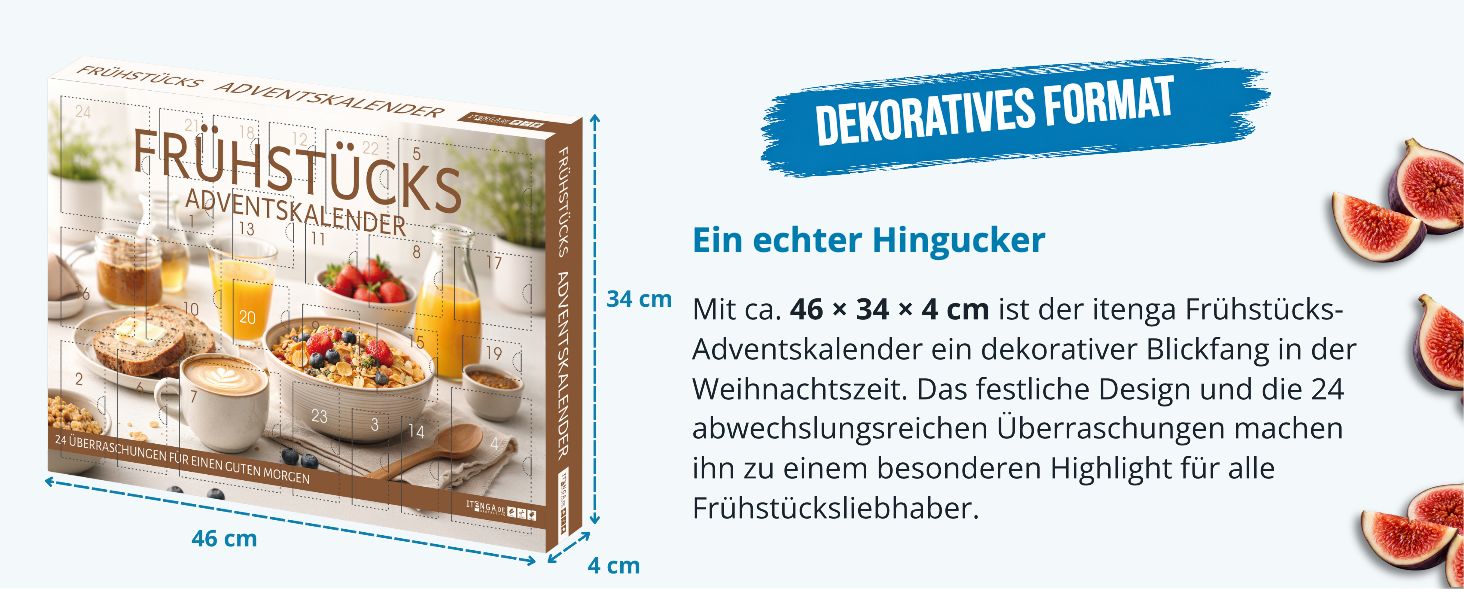 itenga Fr�hst�ck Adventskalender - Motiv Fr�hst�ck - wei...