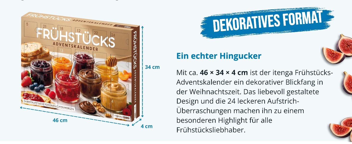 itenga Adventskalender Fr�hst�ck Brotaufstriche - Motiv ...